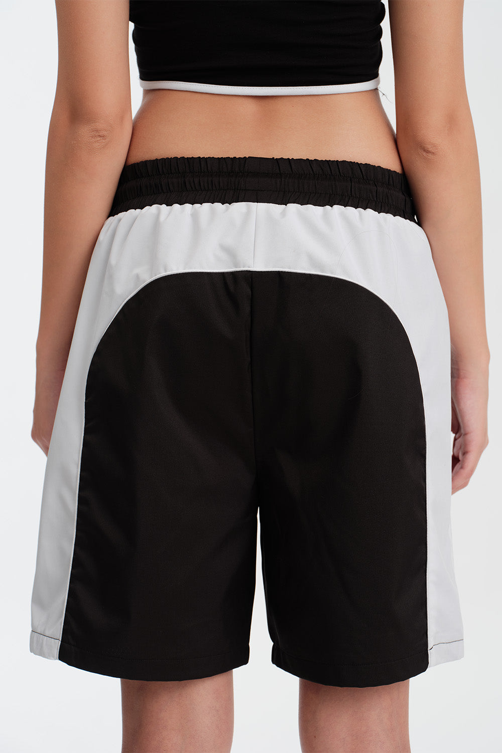 Signature Black Trackline Shorts - BonkersCorner