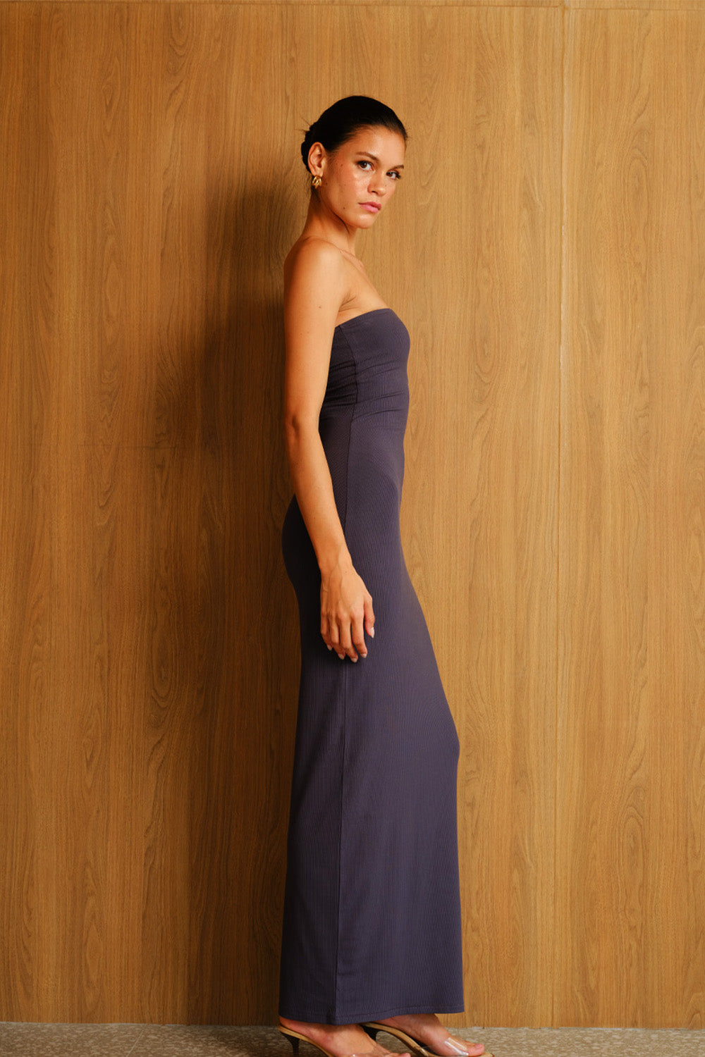 Slate Grey Tencel Modal Tube Dress - BonkersCorner