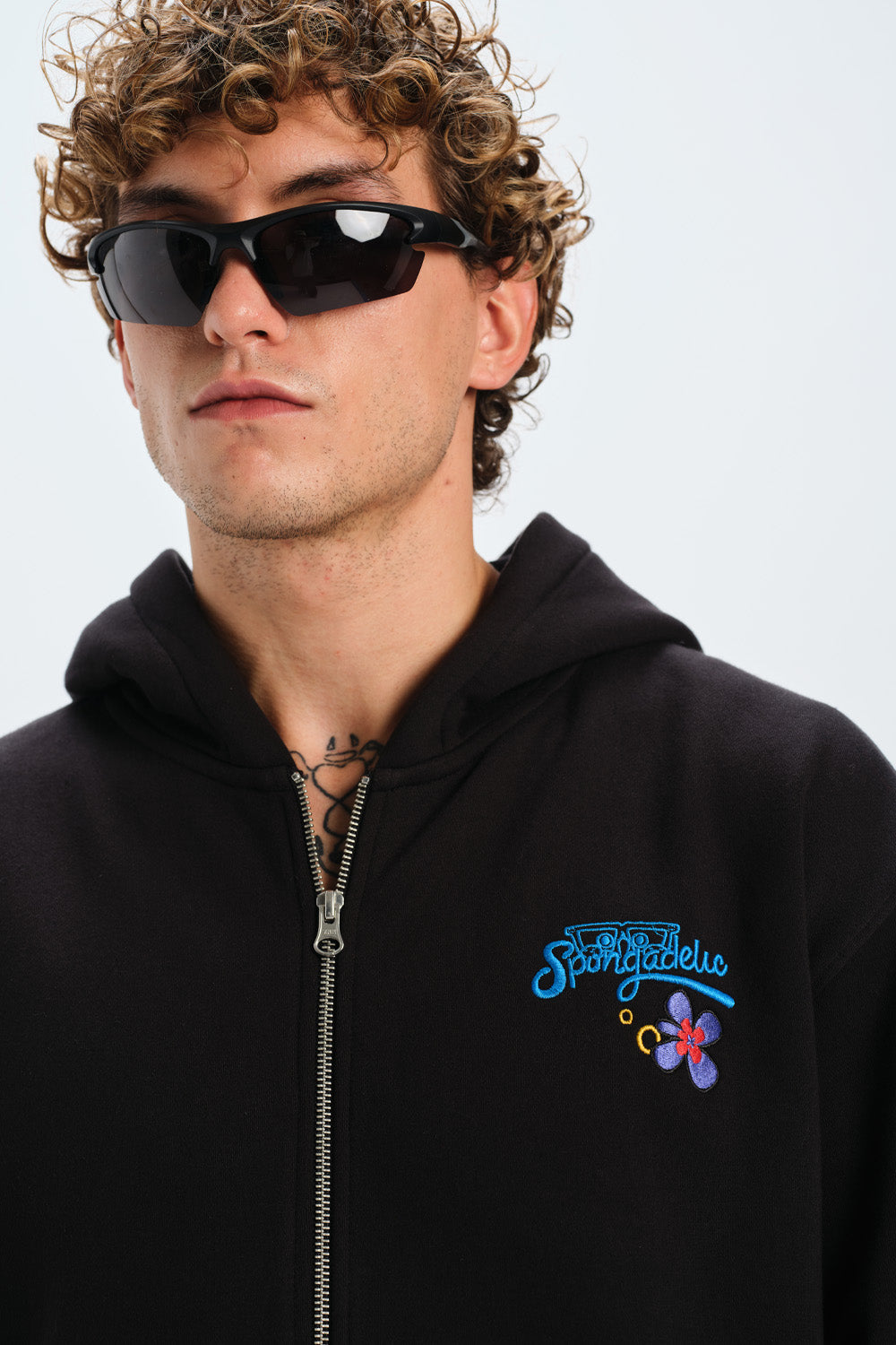 SpongeBob Embroidered Zipper Jacket - BonkersCorner