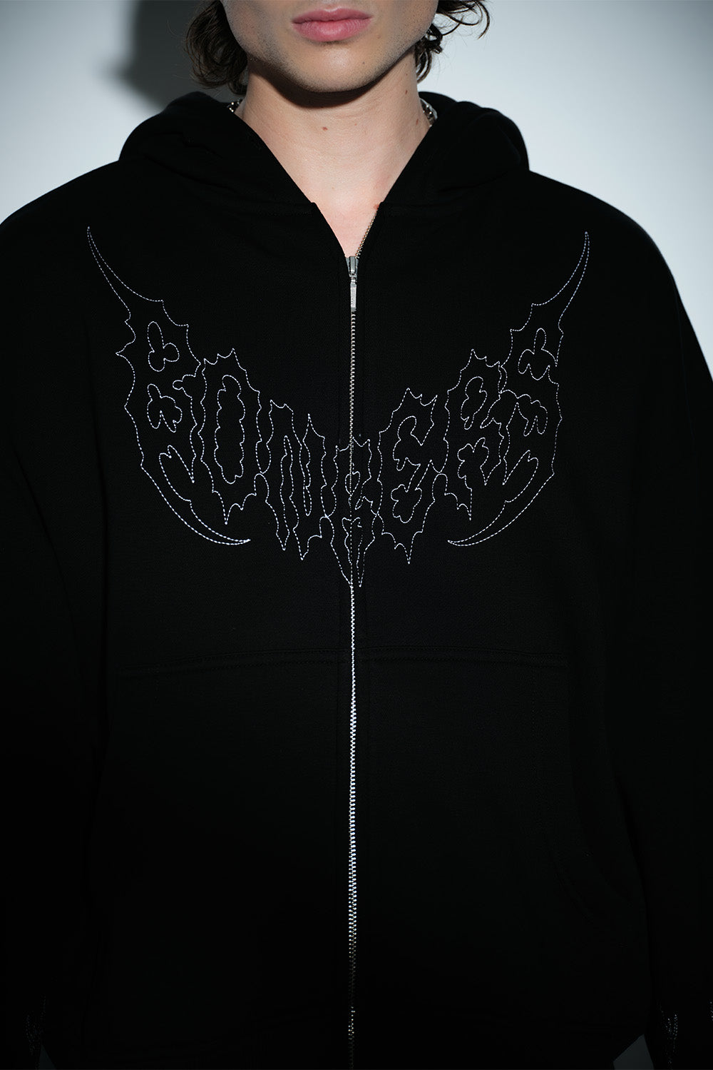 Static Burn Zipper Jacket - BonkersCorner