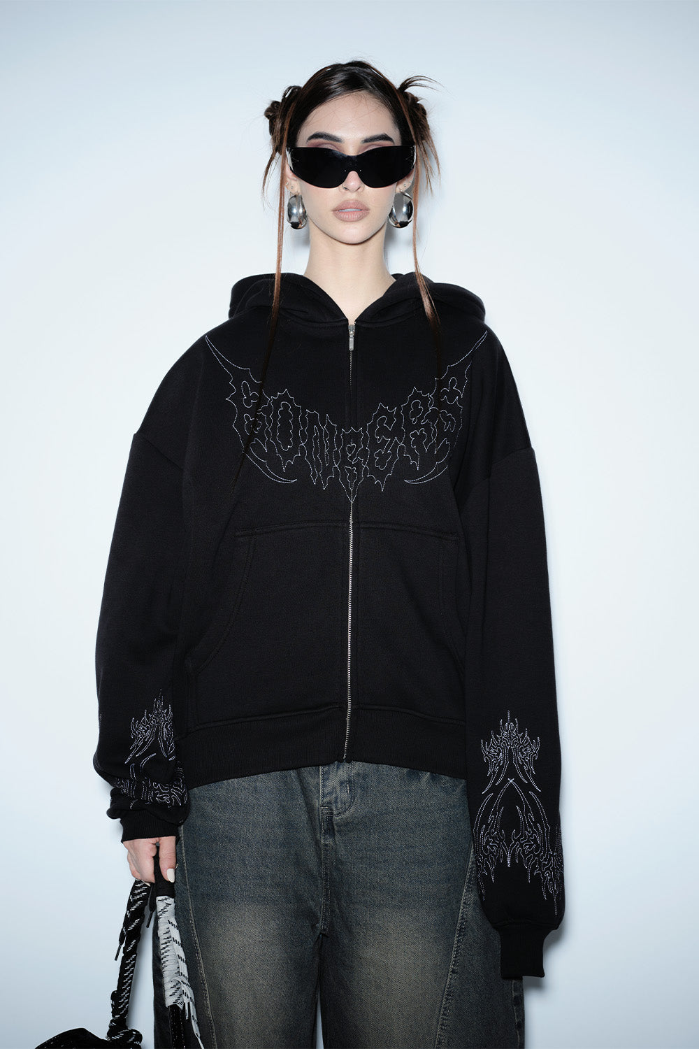 Static Burn Zipper Jacket - BonkersCorner