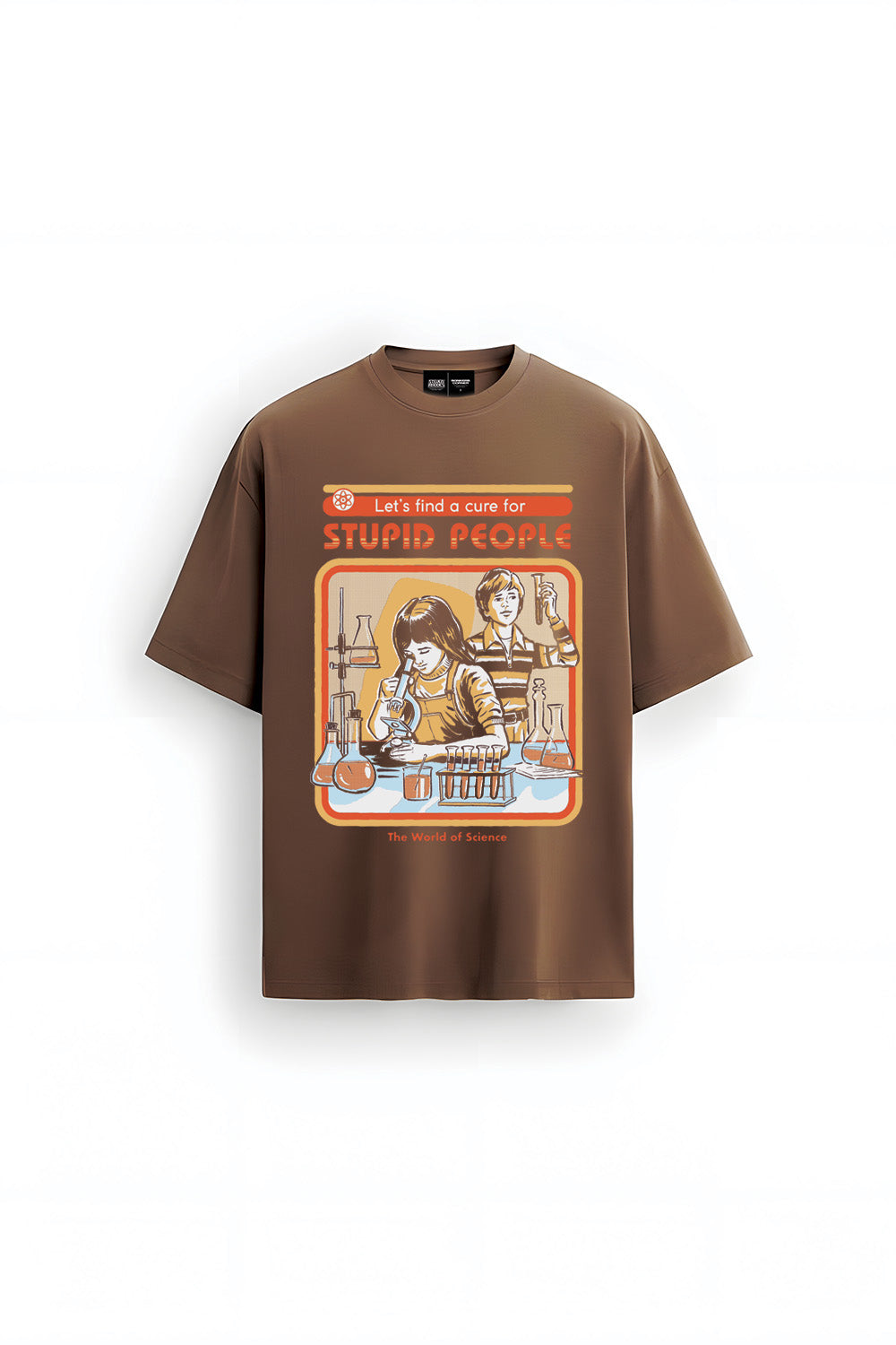 Cure for Stupidity Oversized T-shirt - BonkersCorner