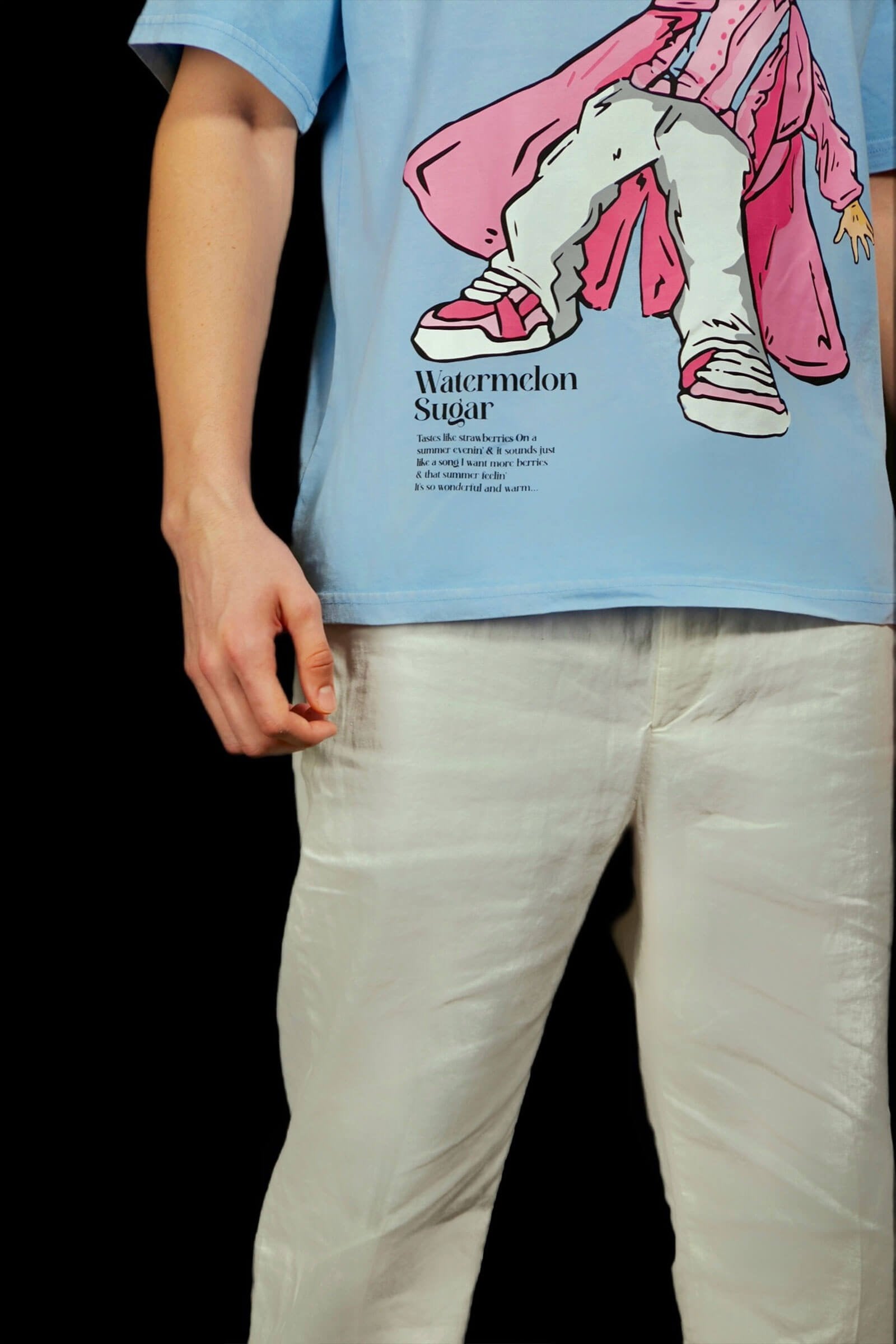 Styles Faded Effect Oversized T-shirt2
