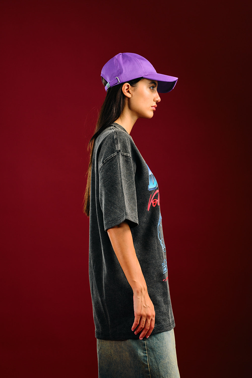 Synthwave Oversized T-shirt - BonkersCorner