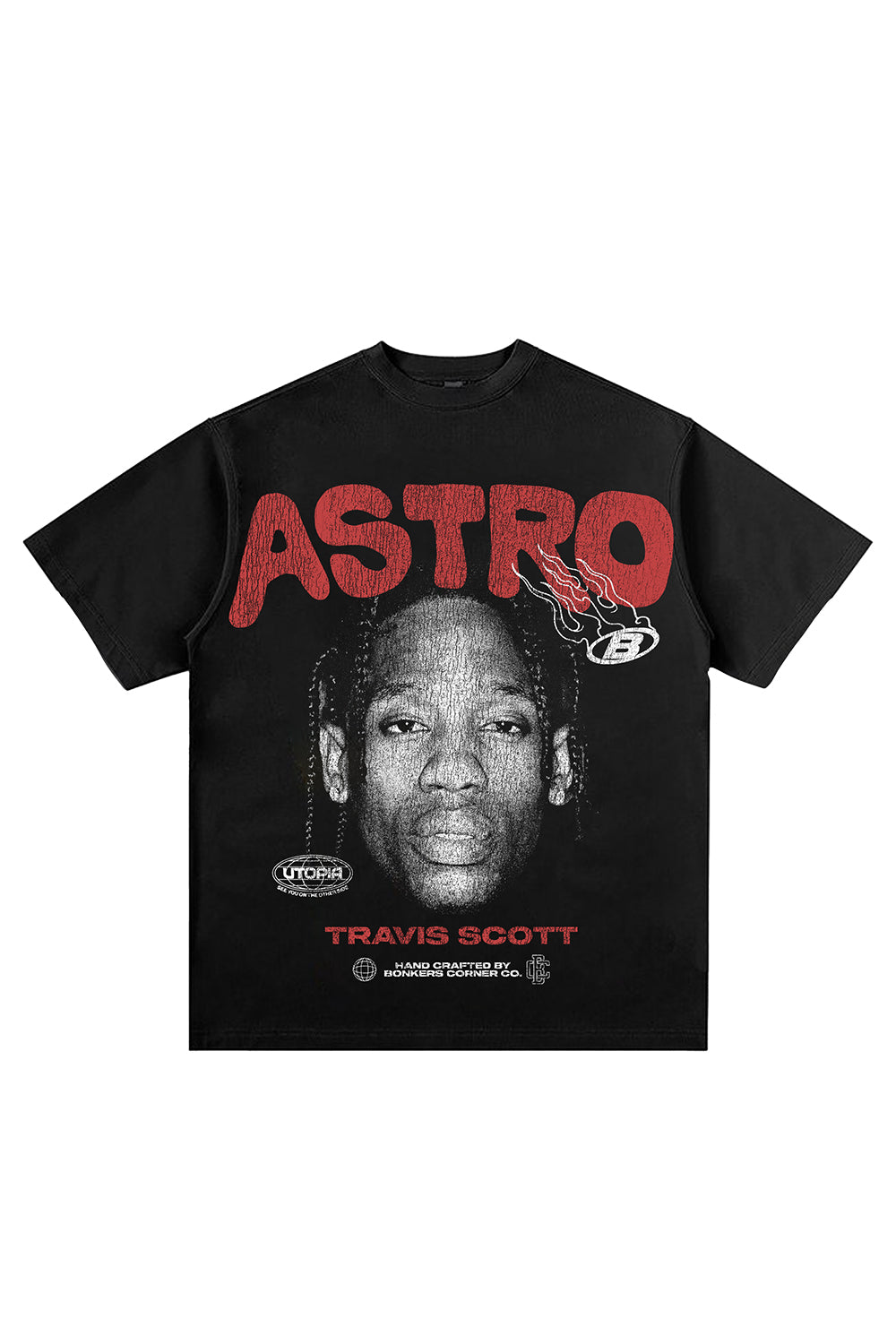 Astroworld Scott Oversized T-shirt - BonkersCorner