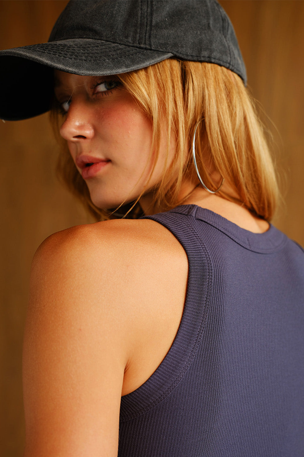 Tencel Celestial Daze Ribbed Modal Tank - BonkersCorner
