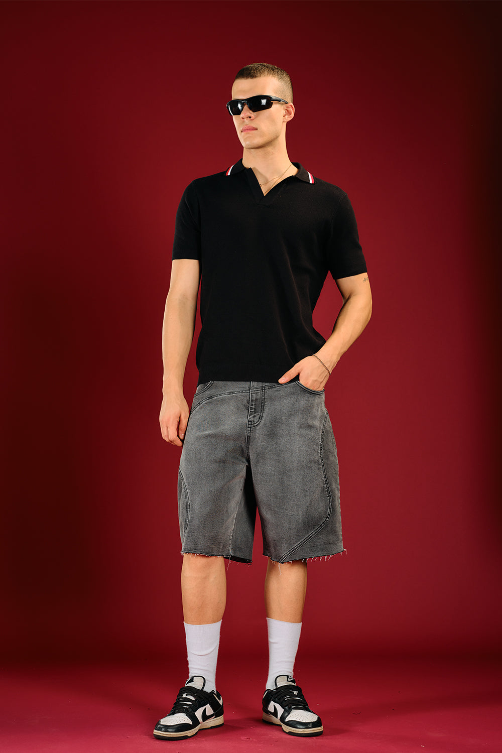 Vintage Black Jack Denim Bermuda Shorts - BonkersCorner