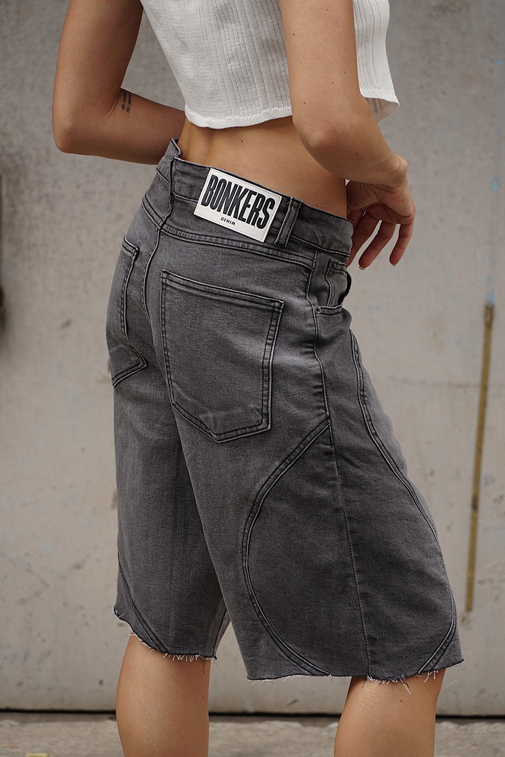Vintage Black Jack Denim Bermuda Shorts - BonkersCorner