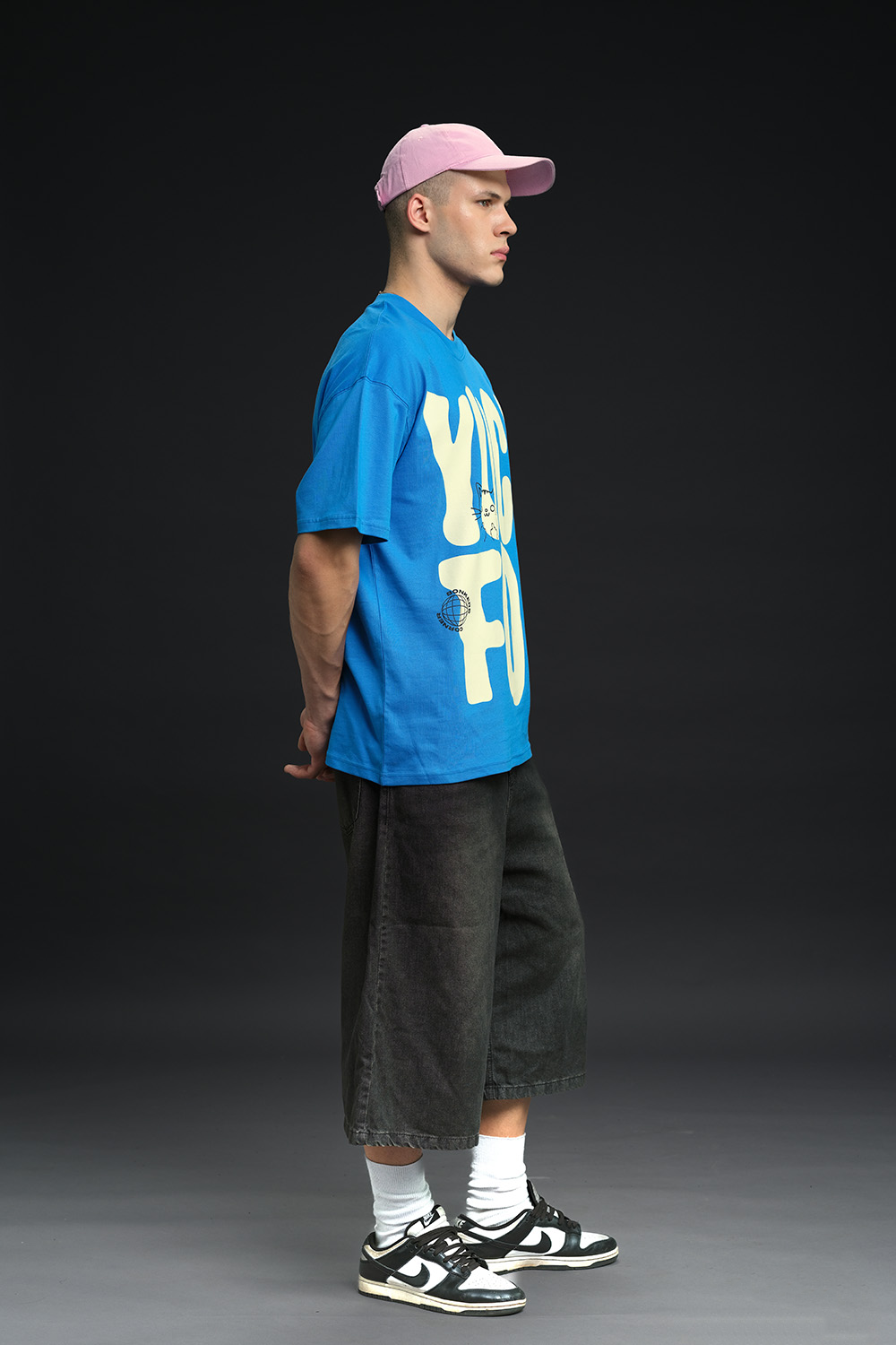 Yuck Fou Blue Oversized T-shirt - BonkersCorner