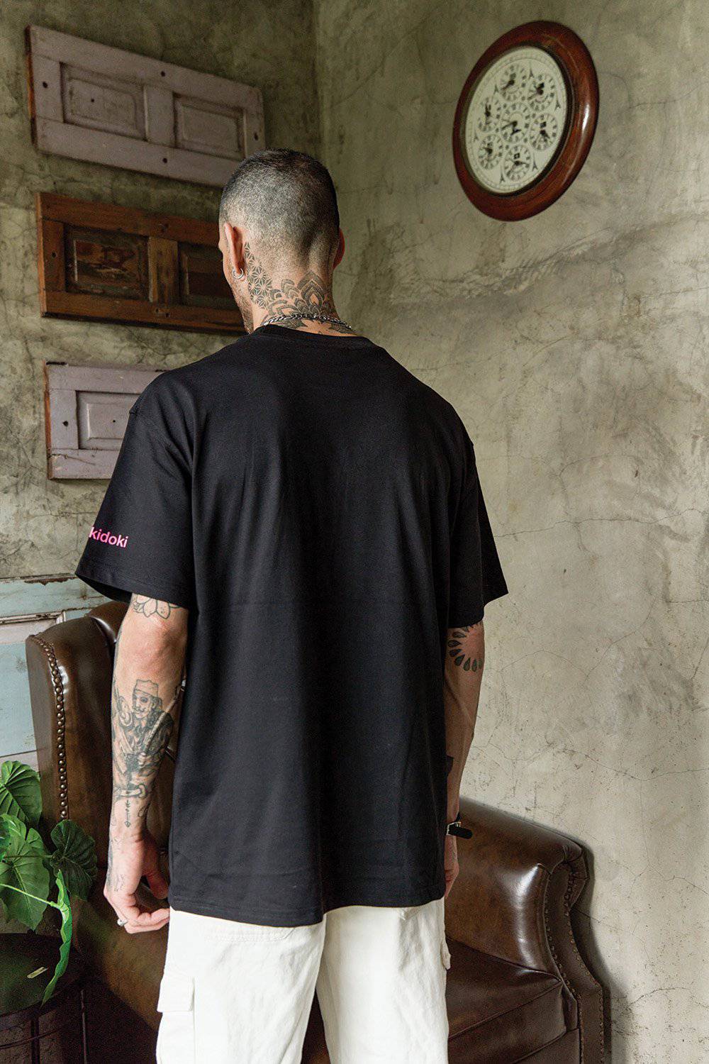 A Heart Of Skulls Oversized T-shirt - BonkersCorner