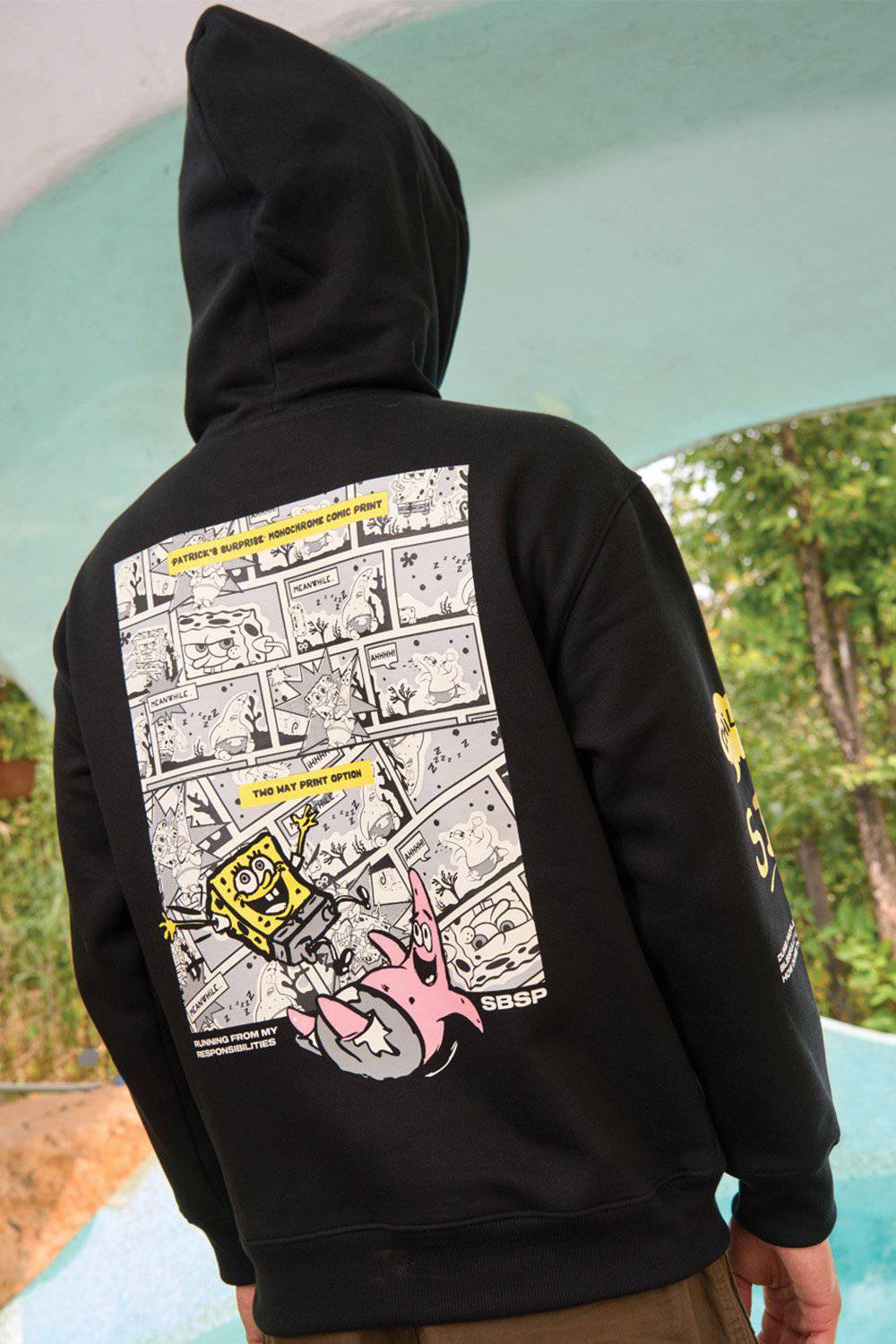 Ahoy Black Hoodie - BonkersCorner