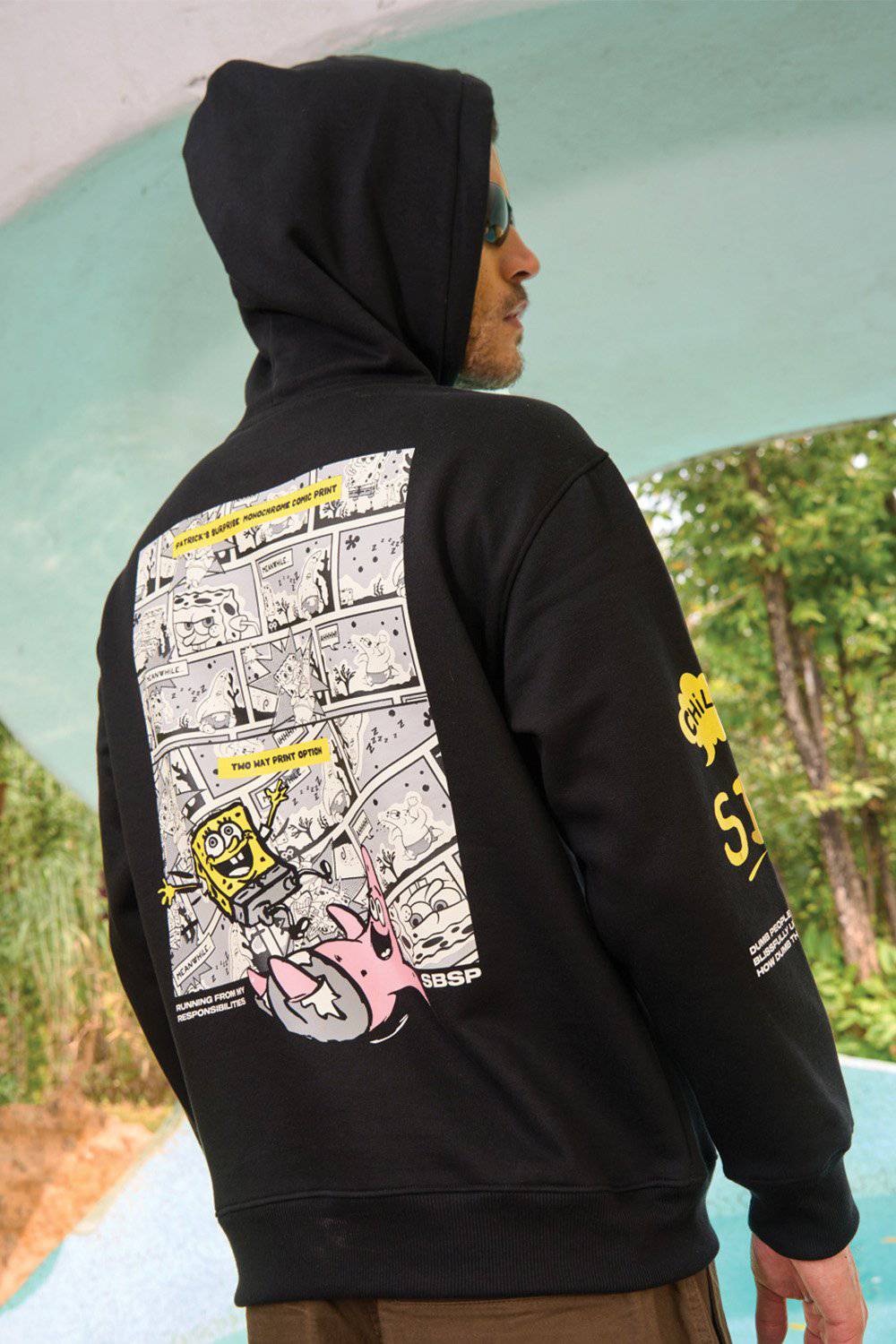 Ahoy Black Hoodie - BonkersCorner