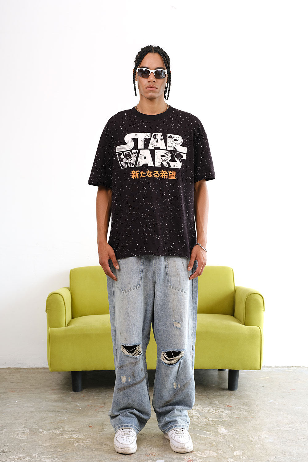 Anime Star Wars Oversized T-shirt - BonkersCorner