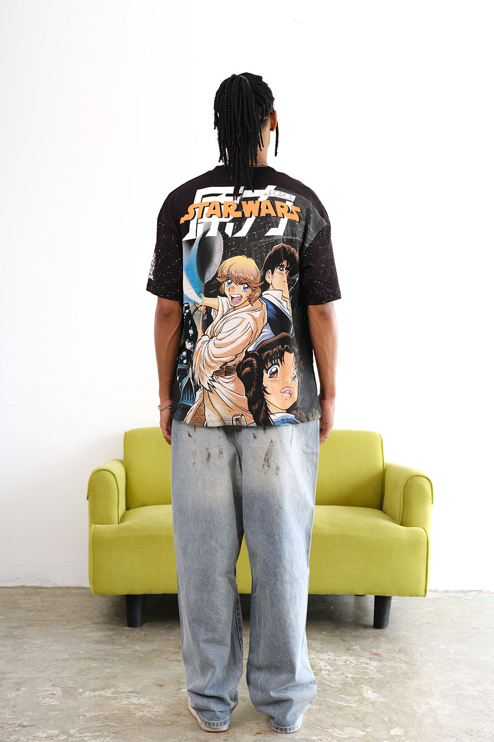 Anime Star Wars Oversized T-shirt - BonkersCorner