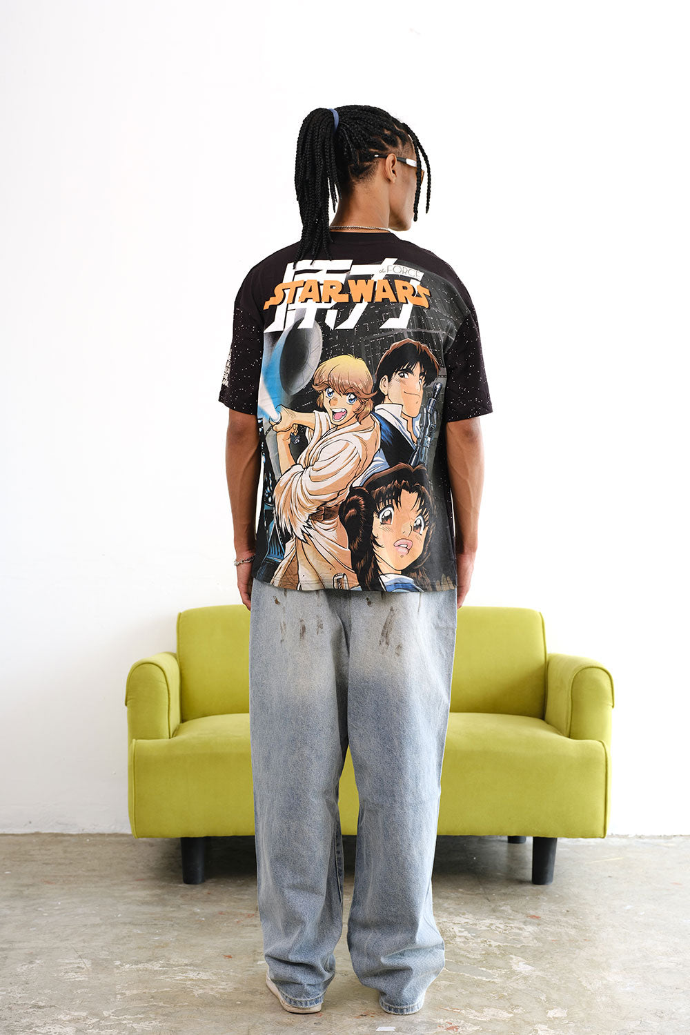 Anime Star Wars Oversized T-shirt - BonkersCorner
