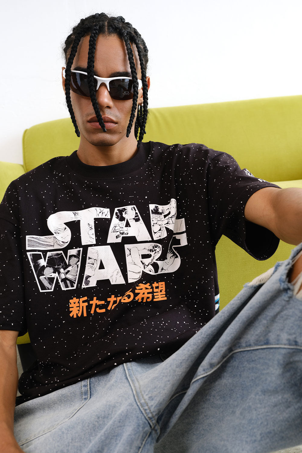 Anime Star Wars Oversized T-shirt - BonkersCorner