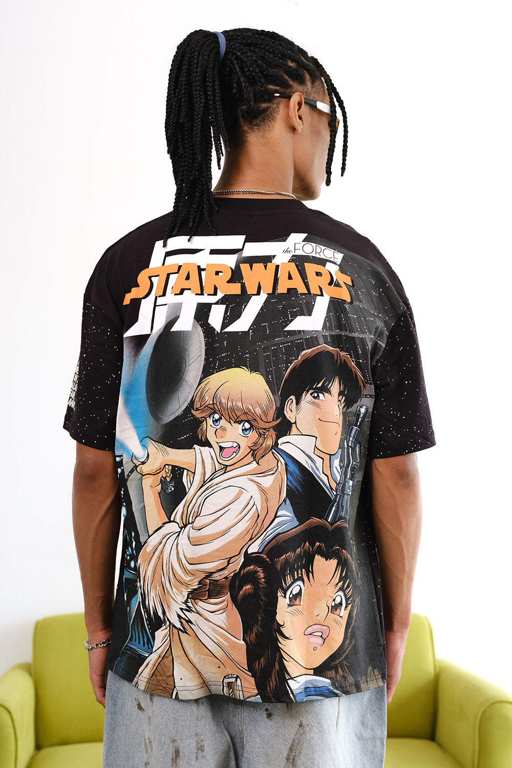 Anime Star Wars Oversized T-shirt - BonkersCorner
