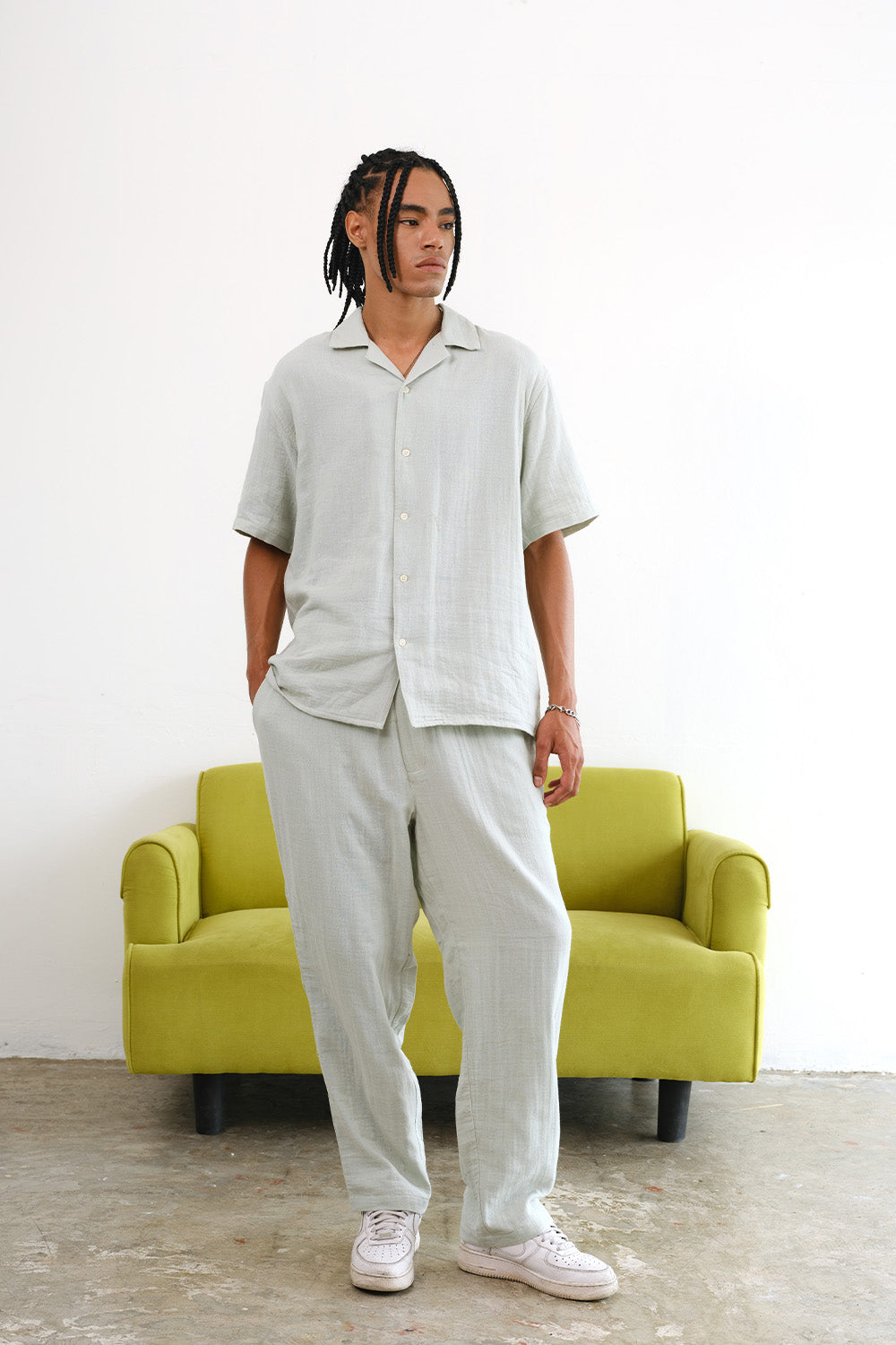 Aqua Cotton Organic Cotton Gauzeรย Pants - BonkersCorner