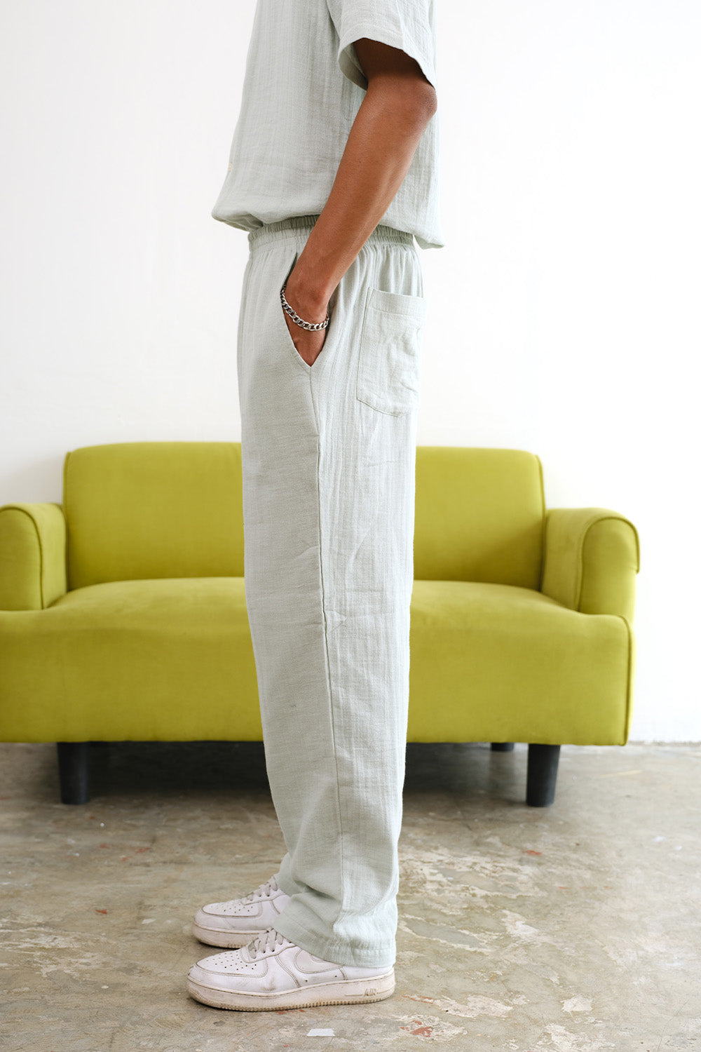 Aqua Cotton Organic Cotton Gauze Pants - BonkersCorner