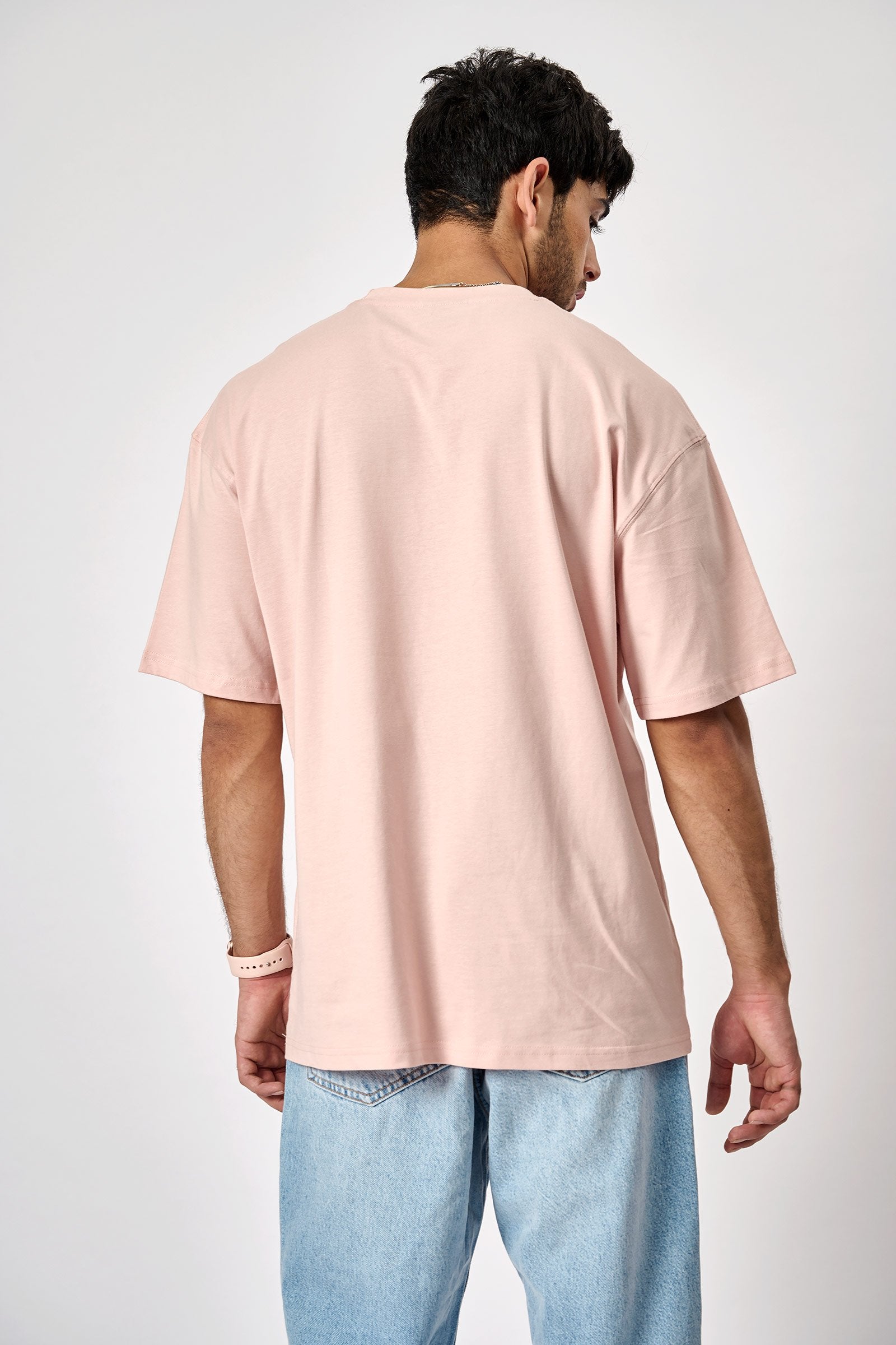 Barely Pink Heavyweight Oversized T-shirt - BonkersCorner