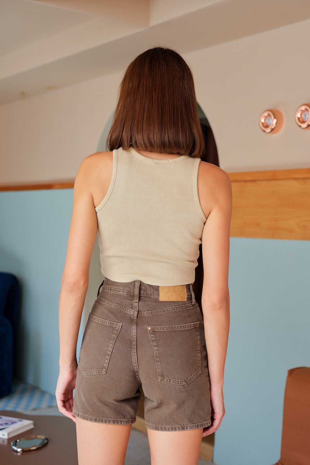 Beige Signature Tank - BonkersCorner