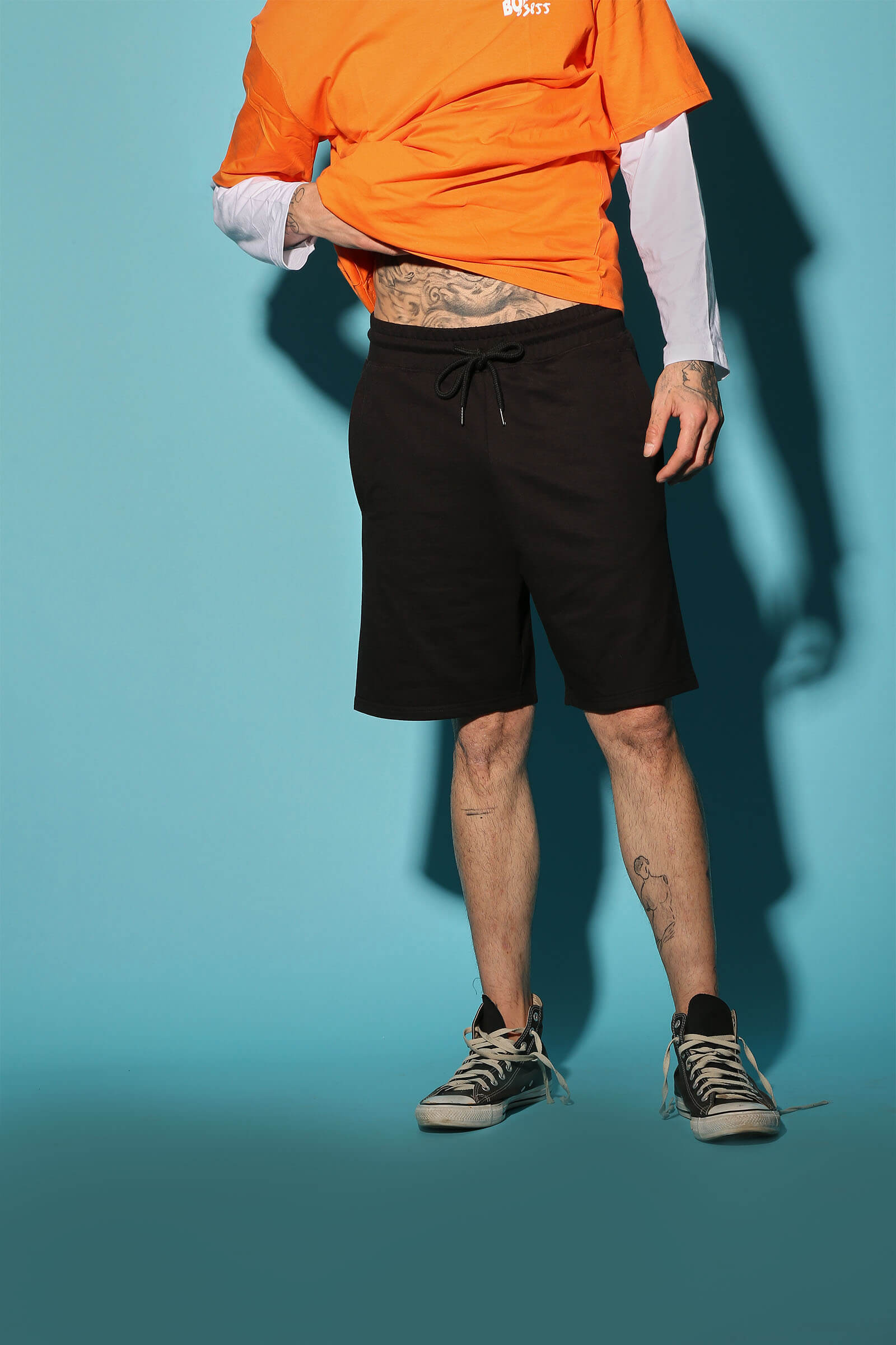 Black Bermuda Shorts - BonkersCorner