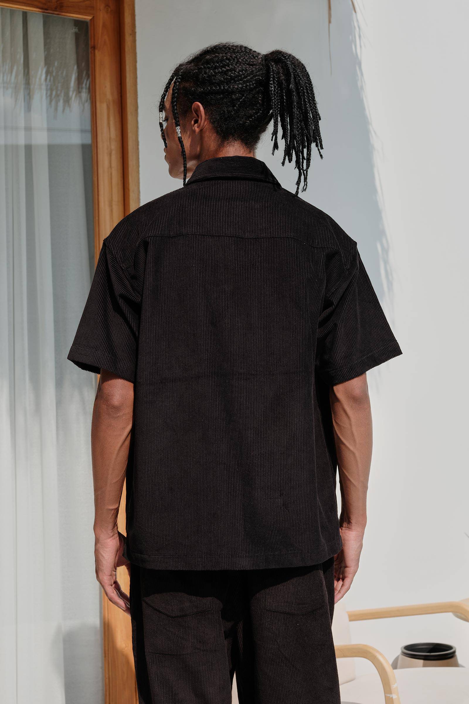 Black Corduroy Shirt - BonkersCorner