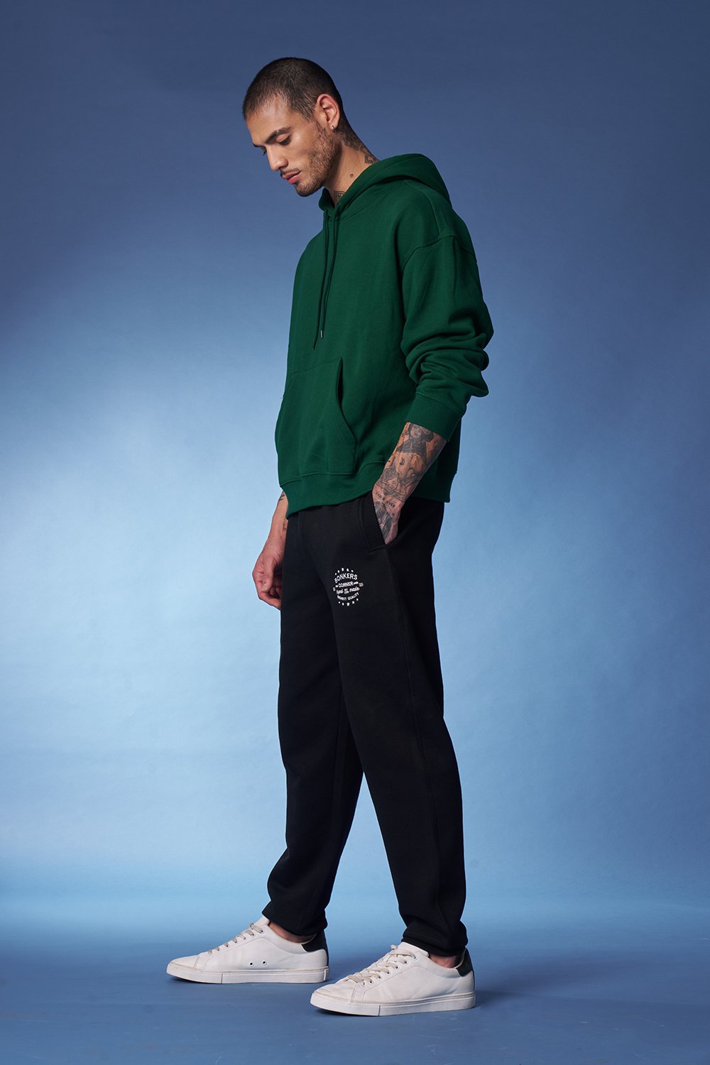 Black Heavyweight Joggers - BonkersCorner