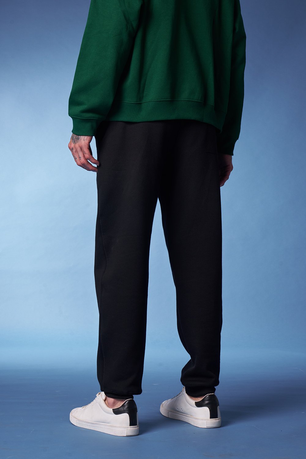 Black Heavyweight Joggers - BonkersCorner