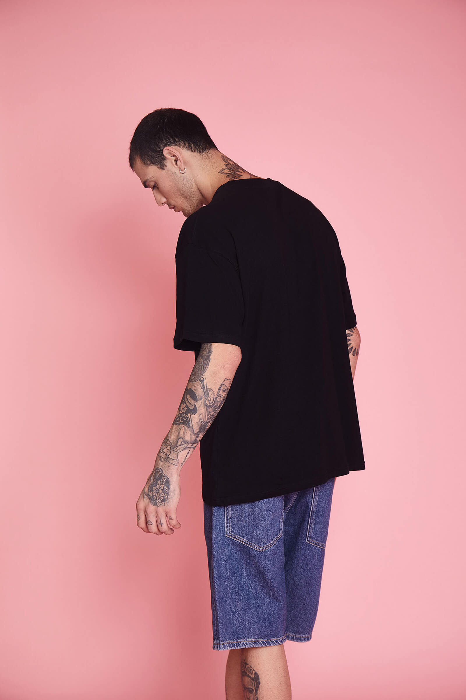 Black Spidy Oversized T-Shirt - BonkersCorner