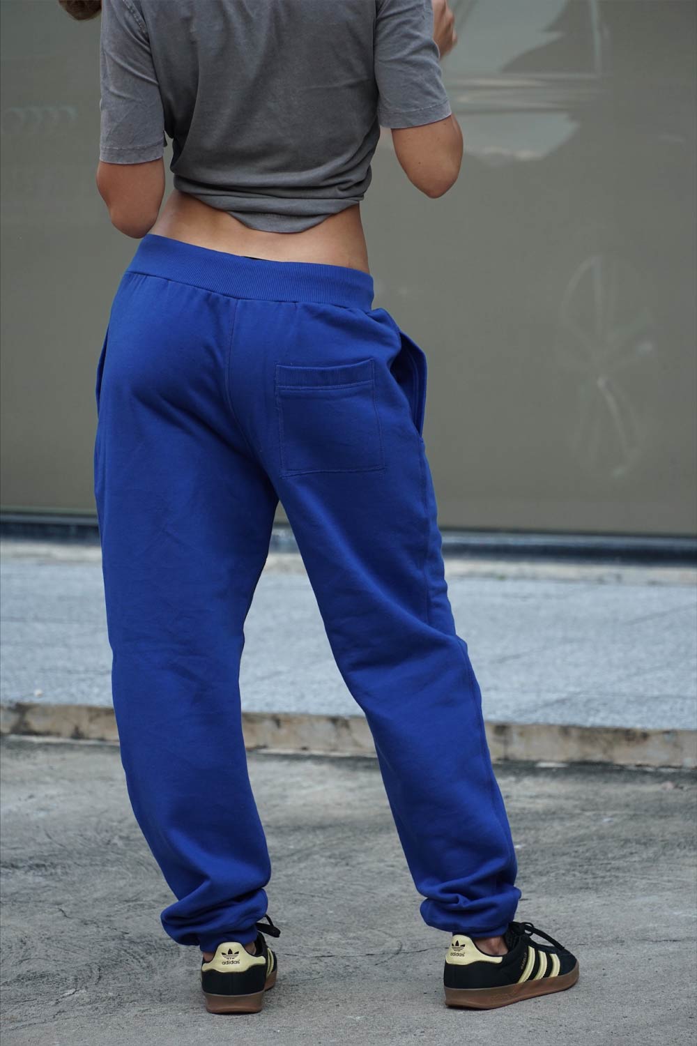 Blue Heavyweight Joggers - BonkersCorner