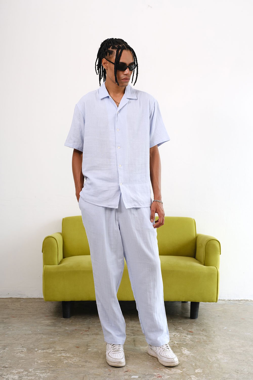 Blue Lagoon Organic Cotton Gauze Pants - BonkersCorner