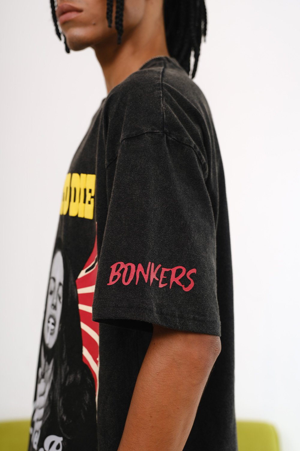 Born To Die Faded Oversized T-shirt - BonkersCorner