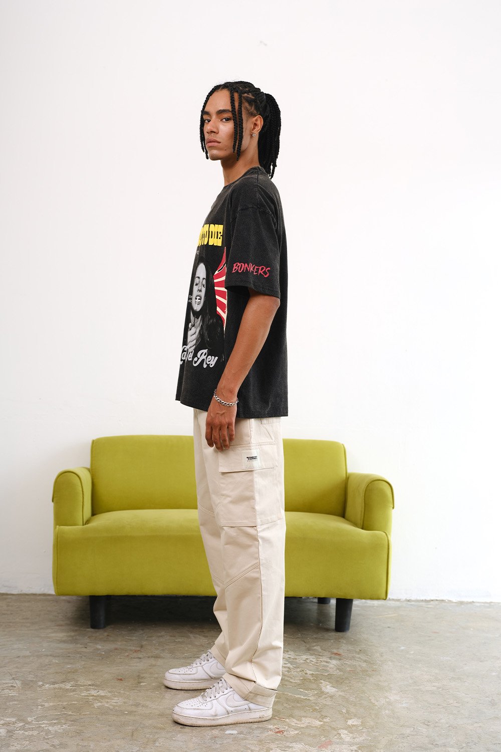 Born To Die Faded Oversized T-shirt - BonkersCorner