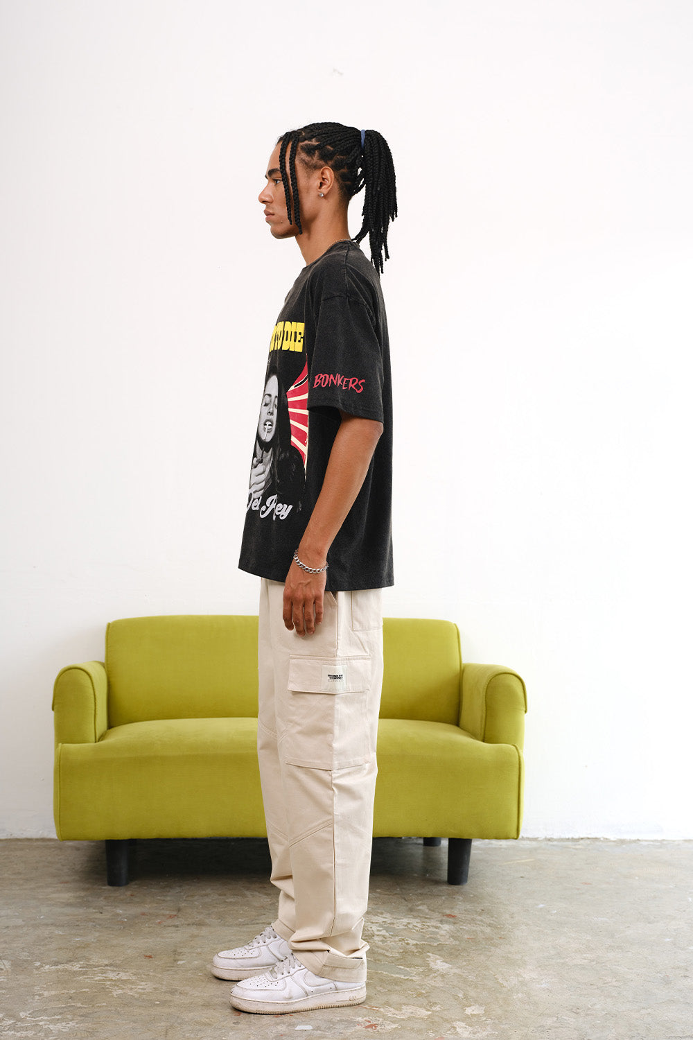 Born To Die Faded Oversized T-shirt - BonkersCorner