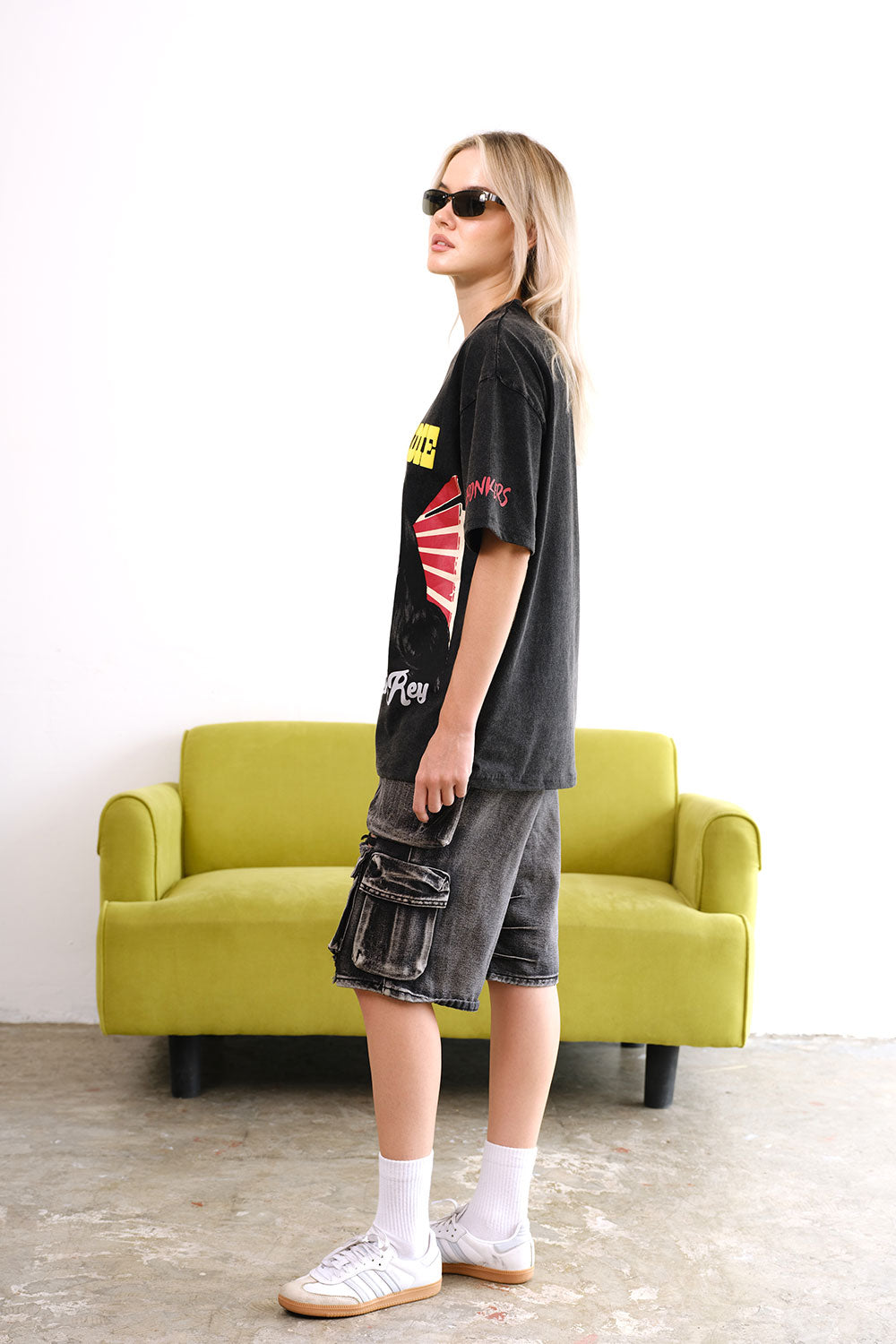 Born To Die Faded Oversized T-shirt - BonkersCorner