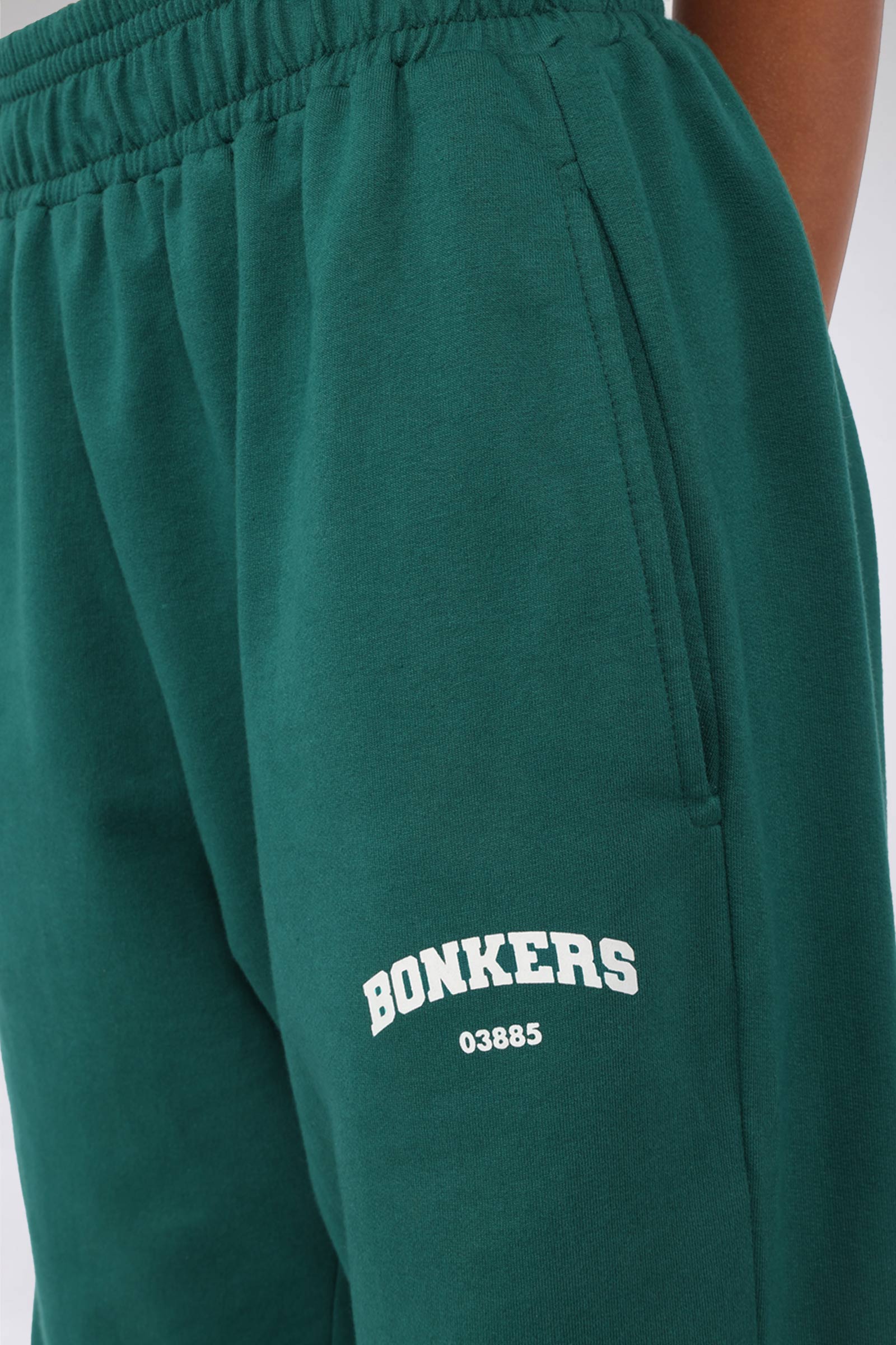 Bottle Green Joggers - BonkersCorner
