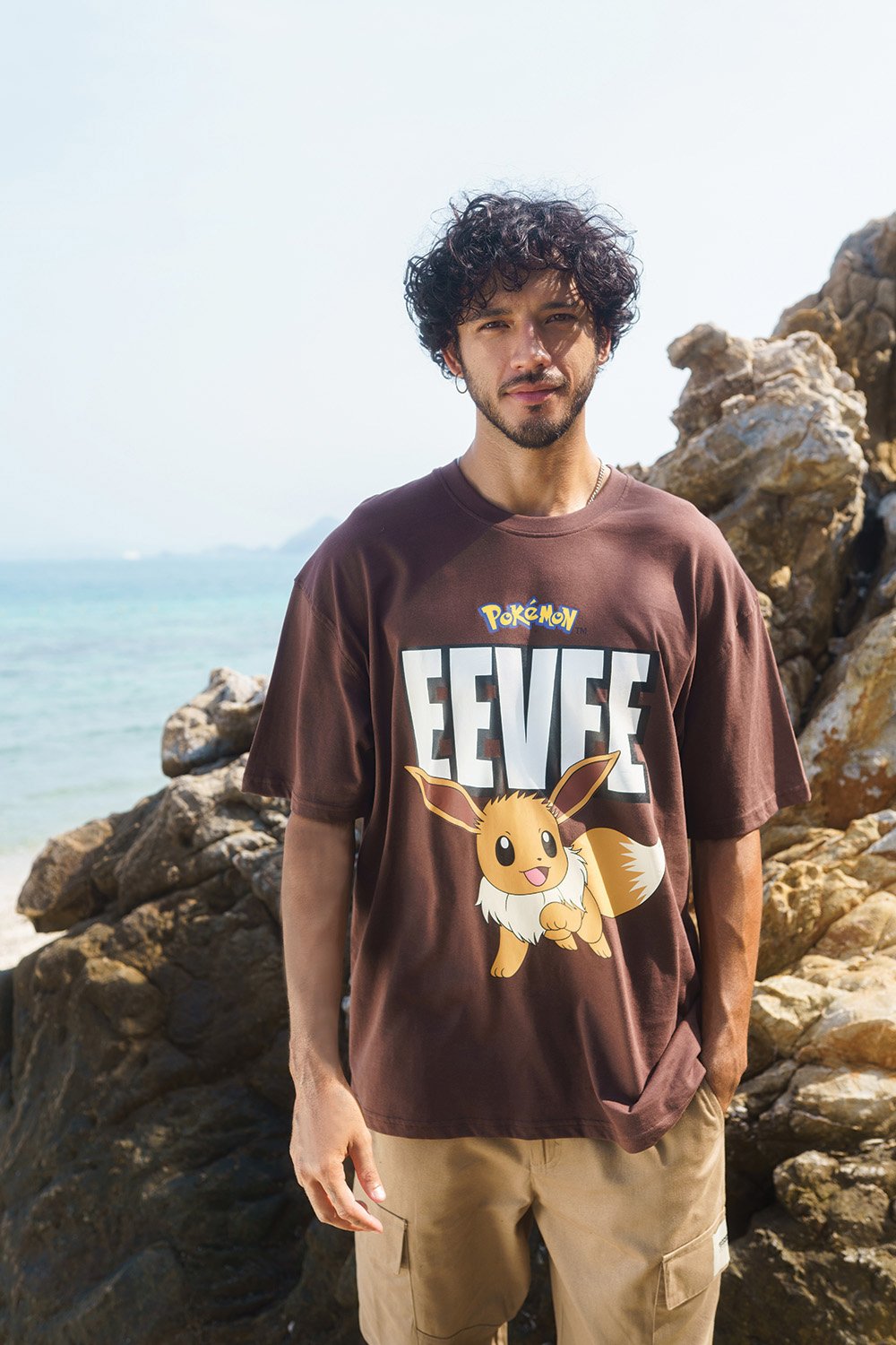 Brown Eevee Oversized T-shirt - BonkersCorner