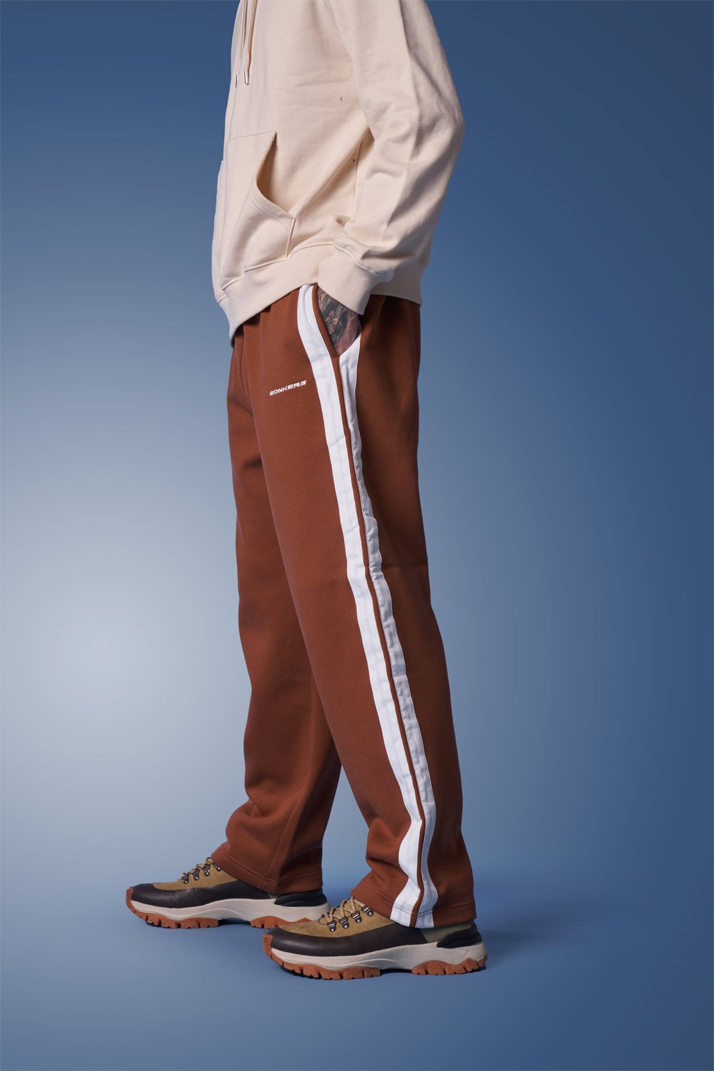 Brown Sporty Straight Fit Pants - BonkersCorner