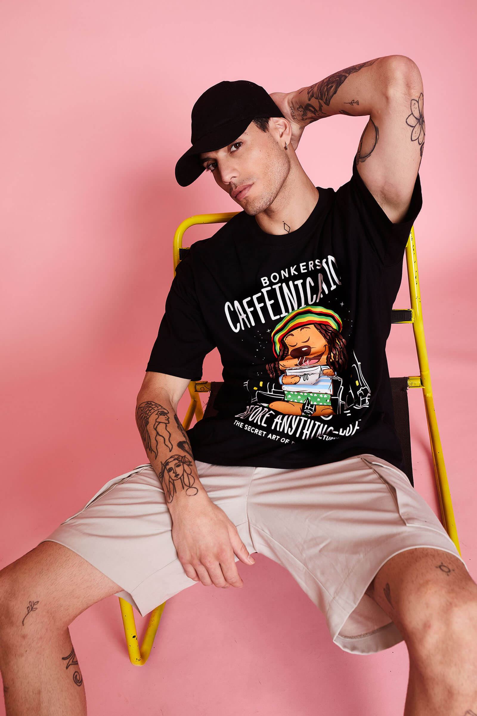 Caffeinication Oversized T-Shirt - BonkersCorner