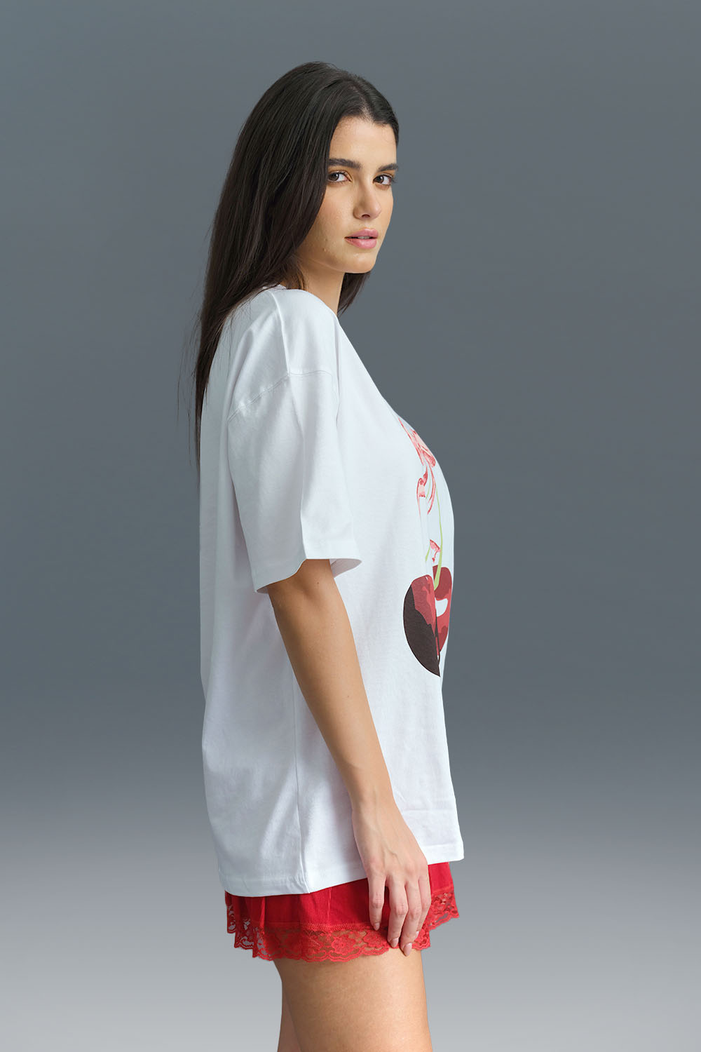 Cherry Oversized T-shirt - BonkersCorner