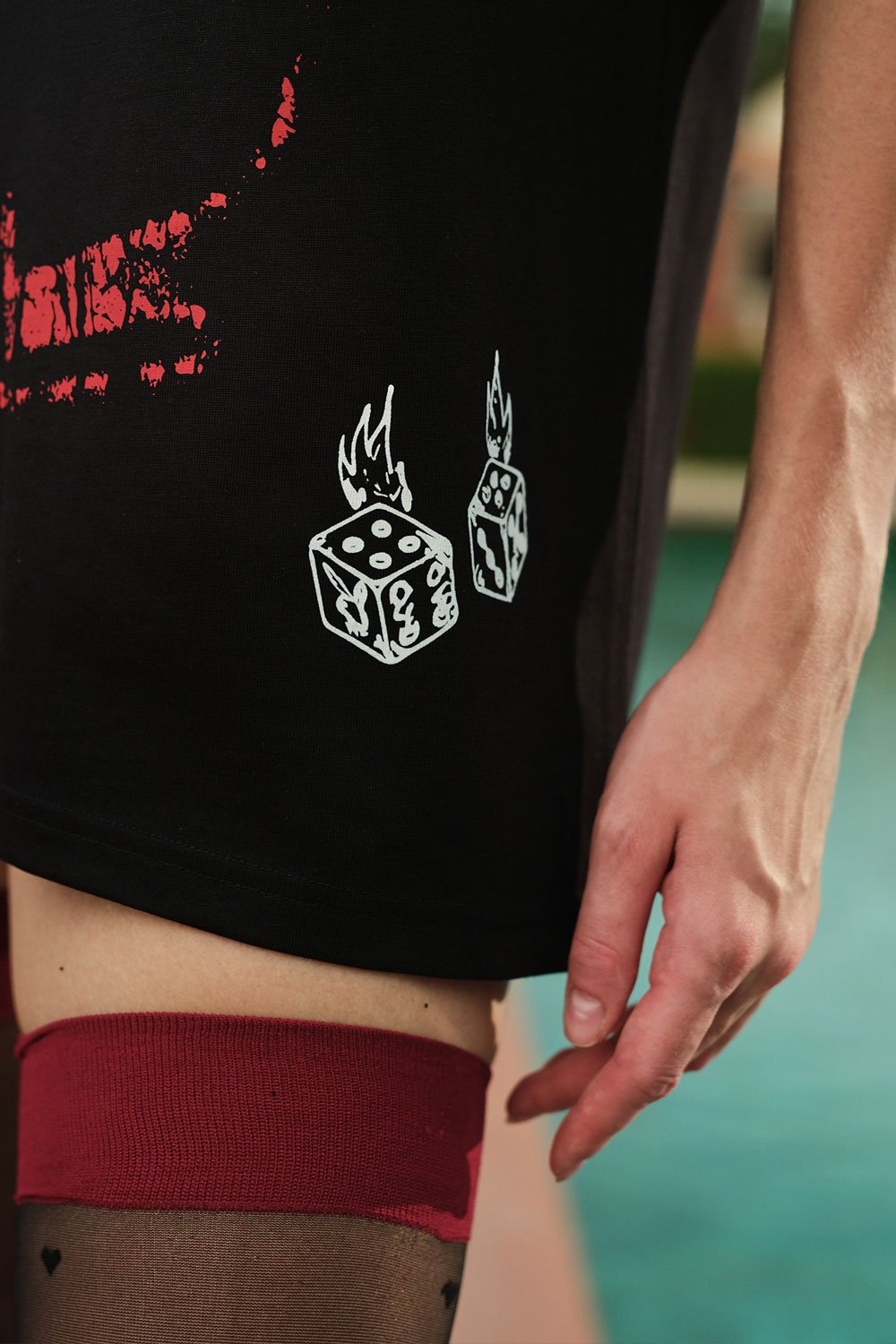 Cherry Playboy Oversized T-shirt - BonkersCorner