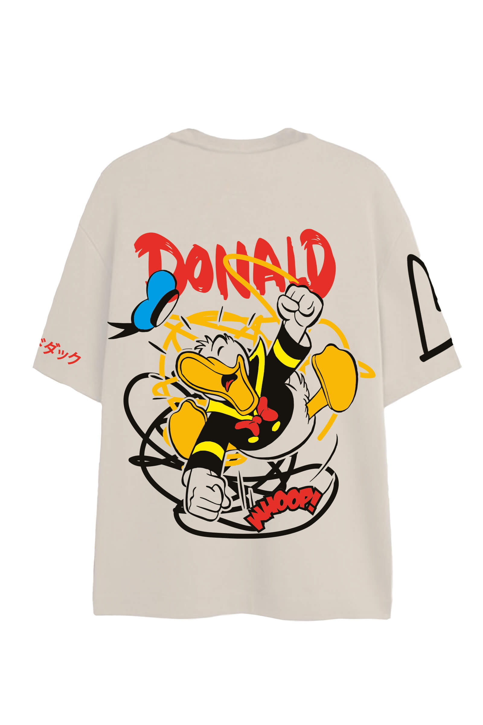 Chirpy Donald Duck Oversized T-shirt - BonkersCorner