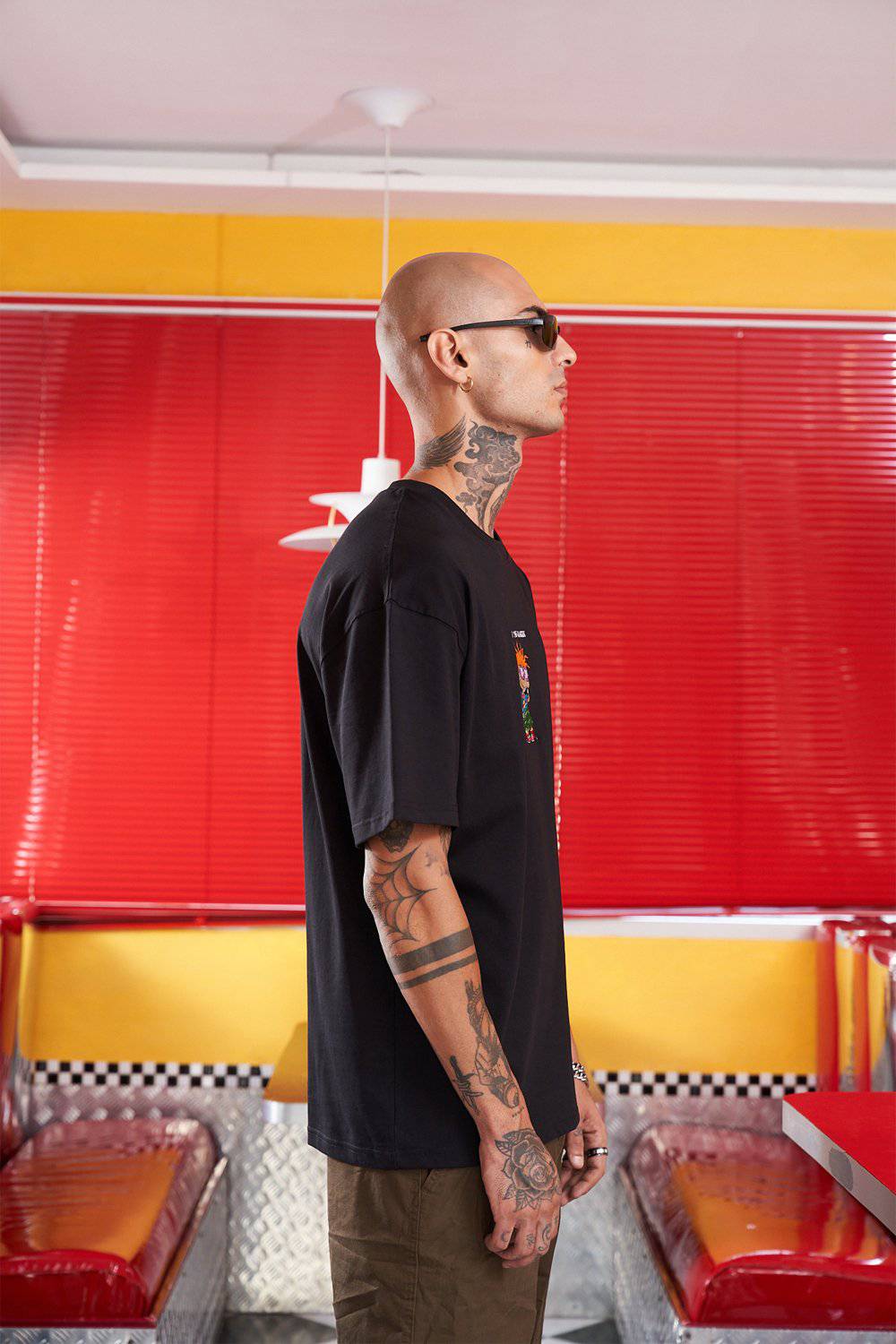 Chuckie Embroidery Oversized T-shirt - BonkersCorner
