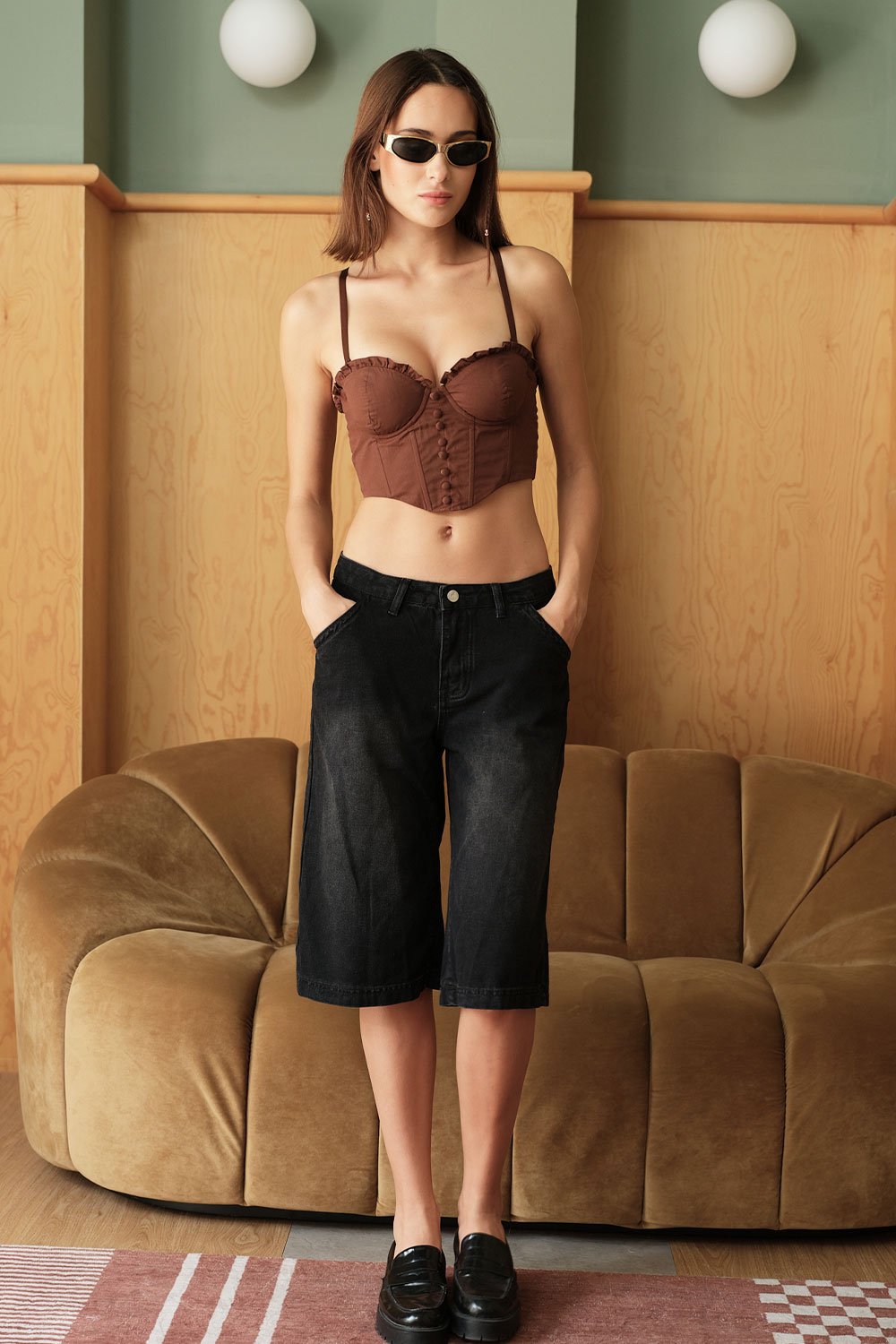 Coco Brown Corset - BonkersCorner