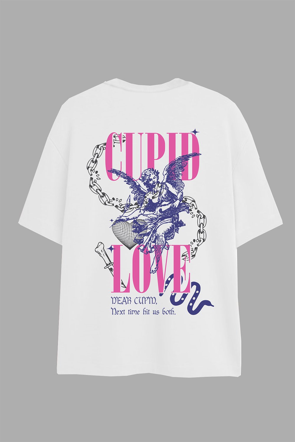 Cupid Love Oversized T-shirt - BonkersCorner