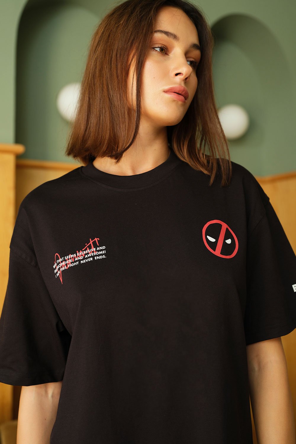 Deadpool Oversized T-shirt - BonkersCorner