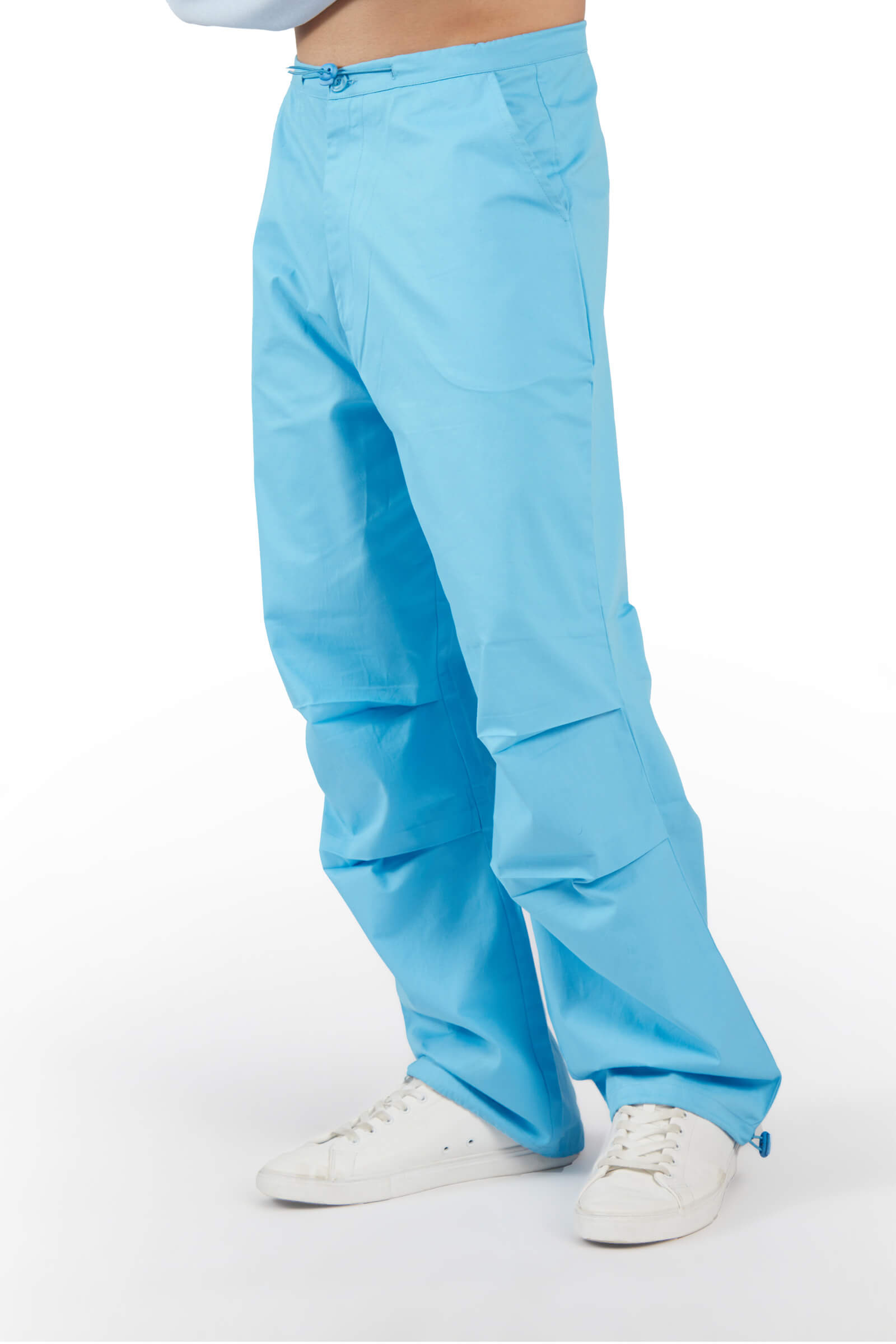 Deep Blue Parachute Pants - BonkersCorner