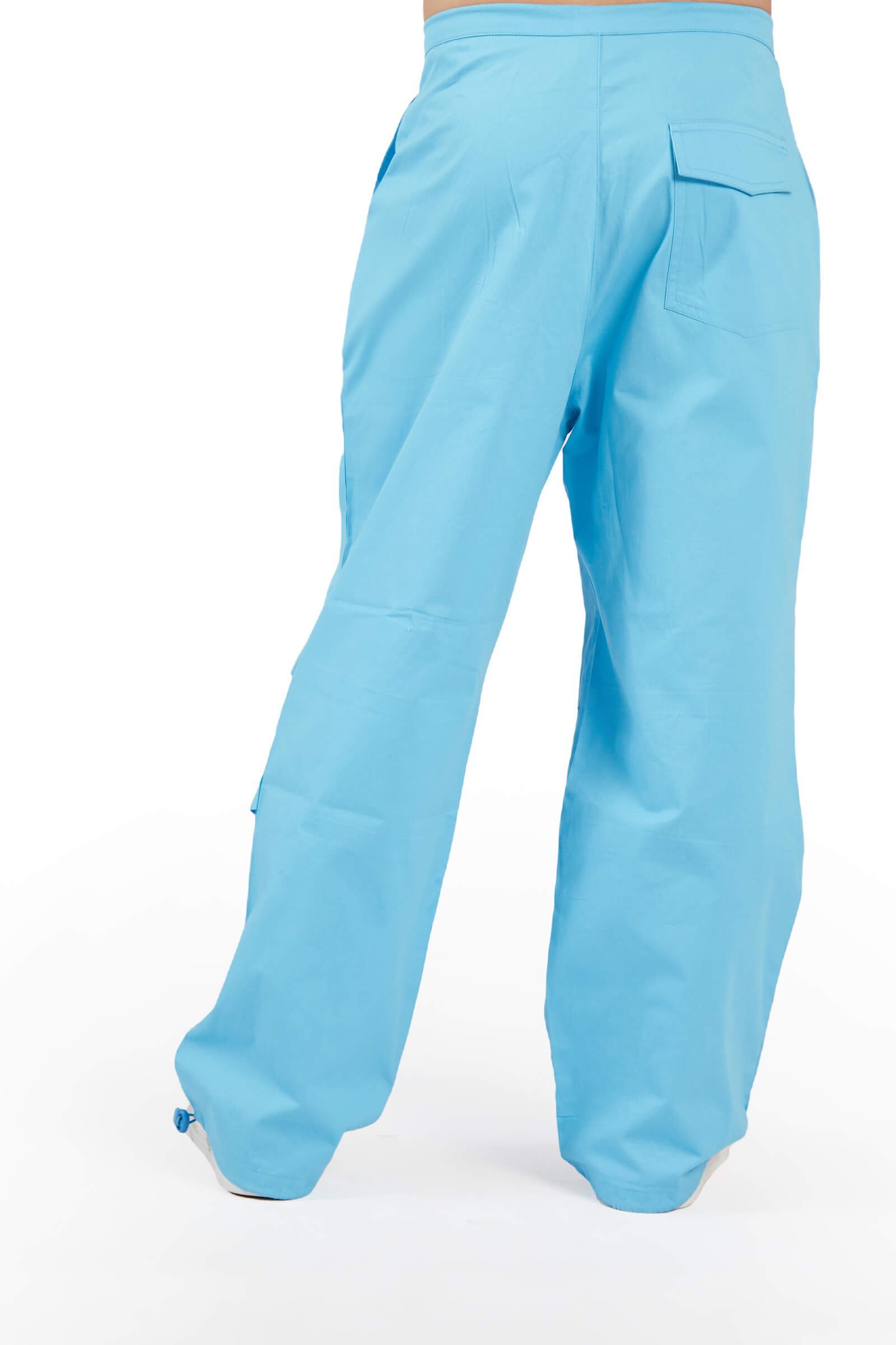 Deep Blue Parachute Pants - BonkersCorner