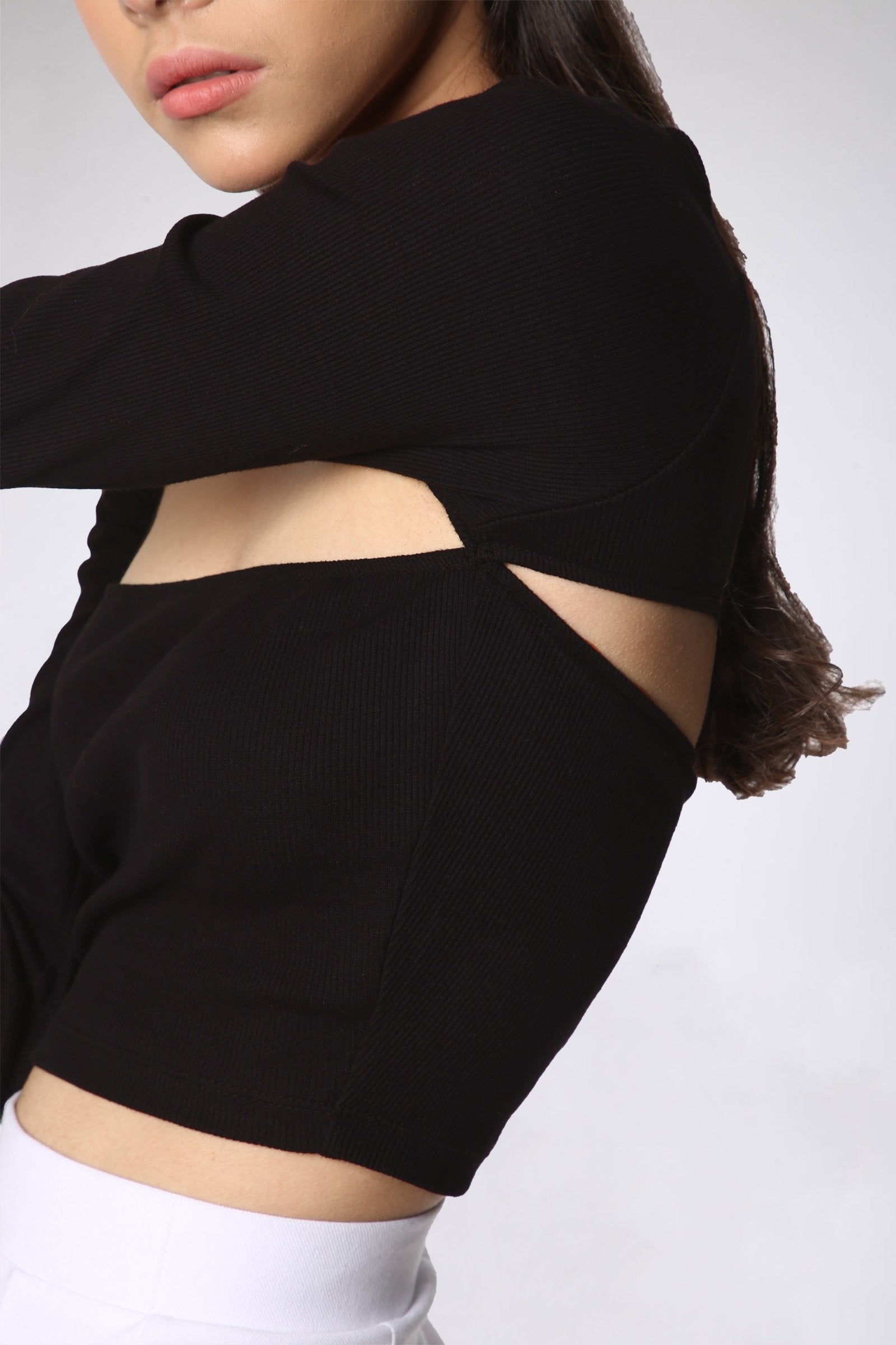 Delilah Square Neck Crop Top - BonkersCorner